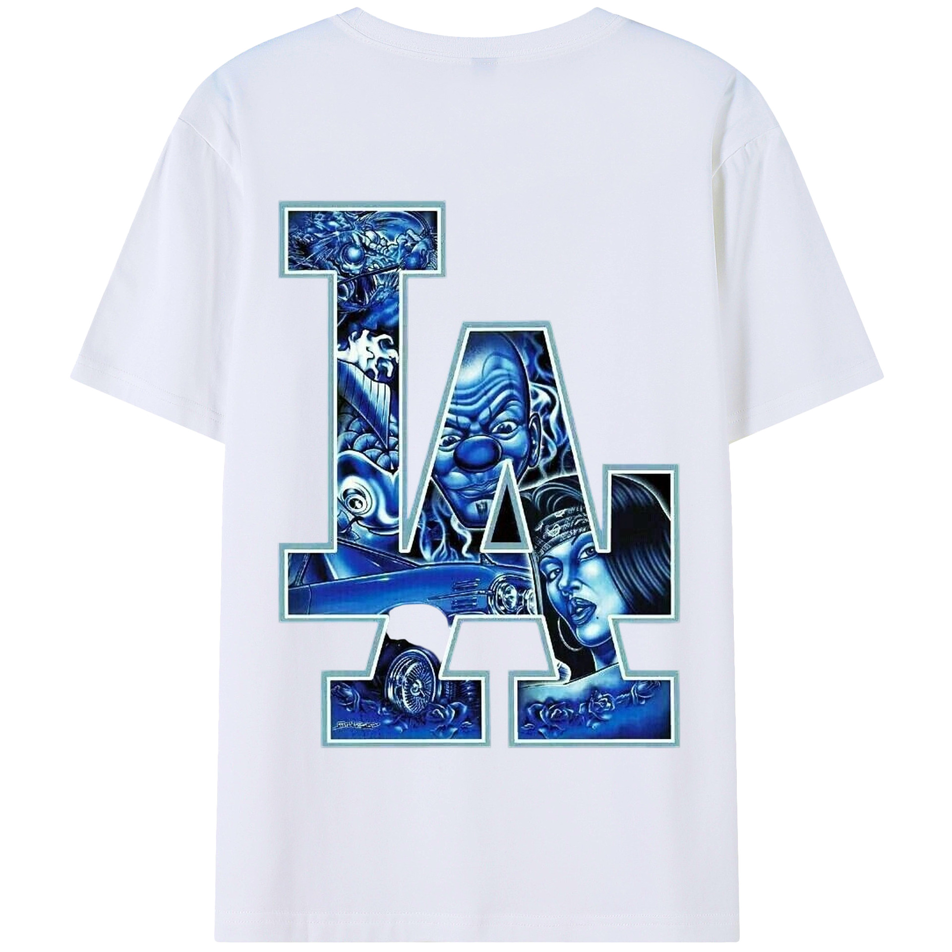  180g Combed Cotton T-Shirt With Back Heat Transfer Print – Soft, Lightweight, Fitted Design – Stylish Casual Wear For Sports & Everyday Use