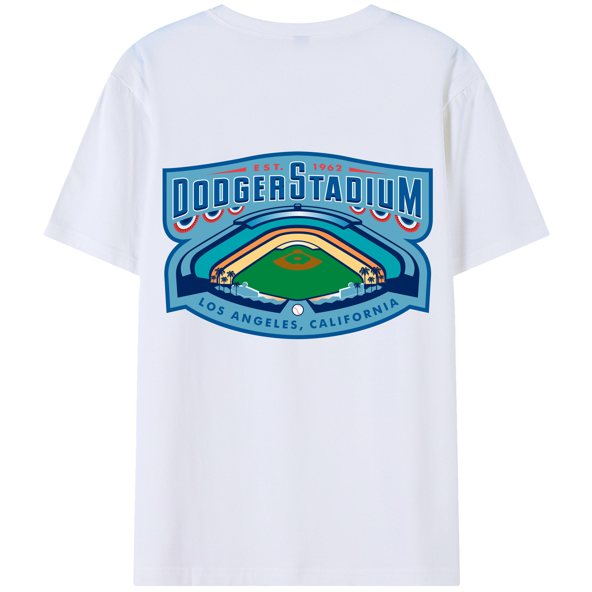  180g Combed Cotton T-Shirt With Back Heat Transfer Print – Soft, Lightweight, Fitted Design – Stylish Casual Wear For Sports & Everyday Use