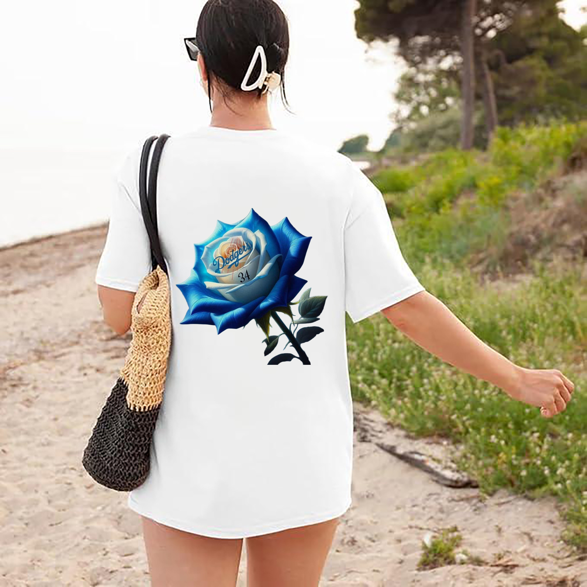  180g Combed Cotton T-Shirt With Back Heat Transfer Print – Soft, Lightweight, Fitted Design – Stylish Casual Wear For Sports & Everyday Use