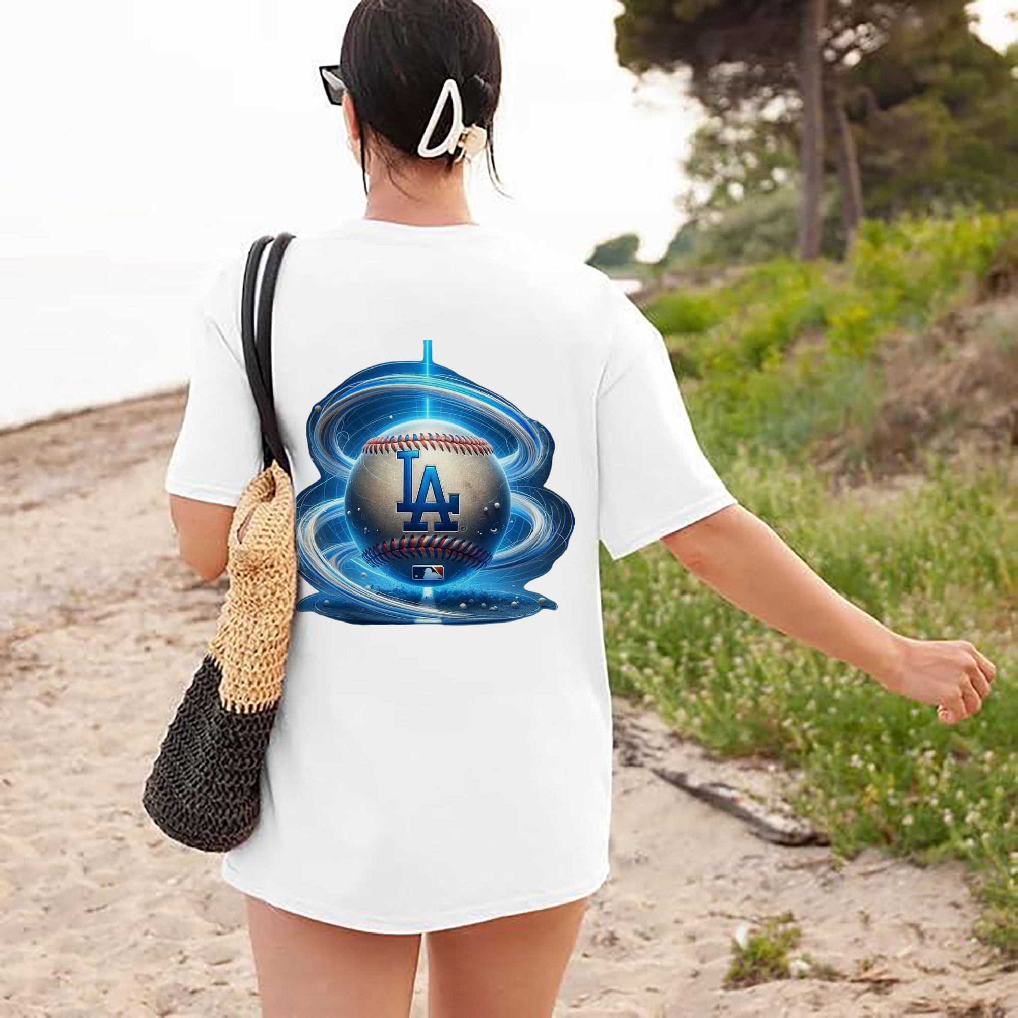  180g Combed Cotton T-Shirt With Back Heat Transfer Print – Soft, Lightweight, Fitted Design – Stylish Casual Wear For Sports & Everyday Use