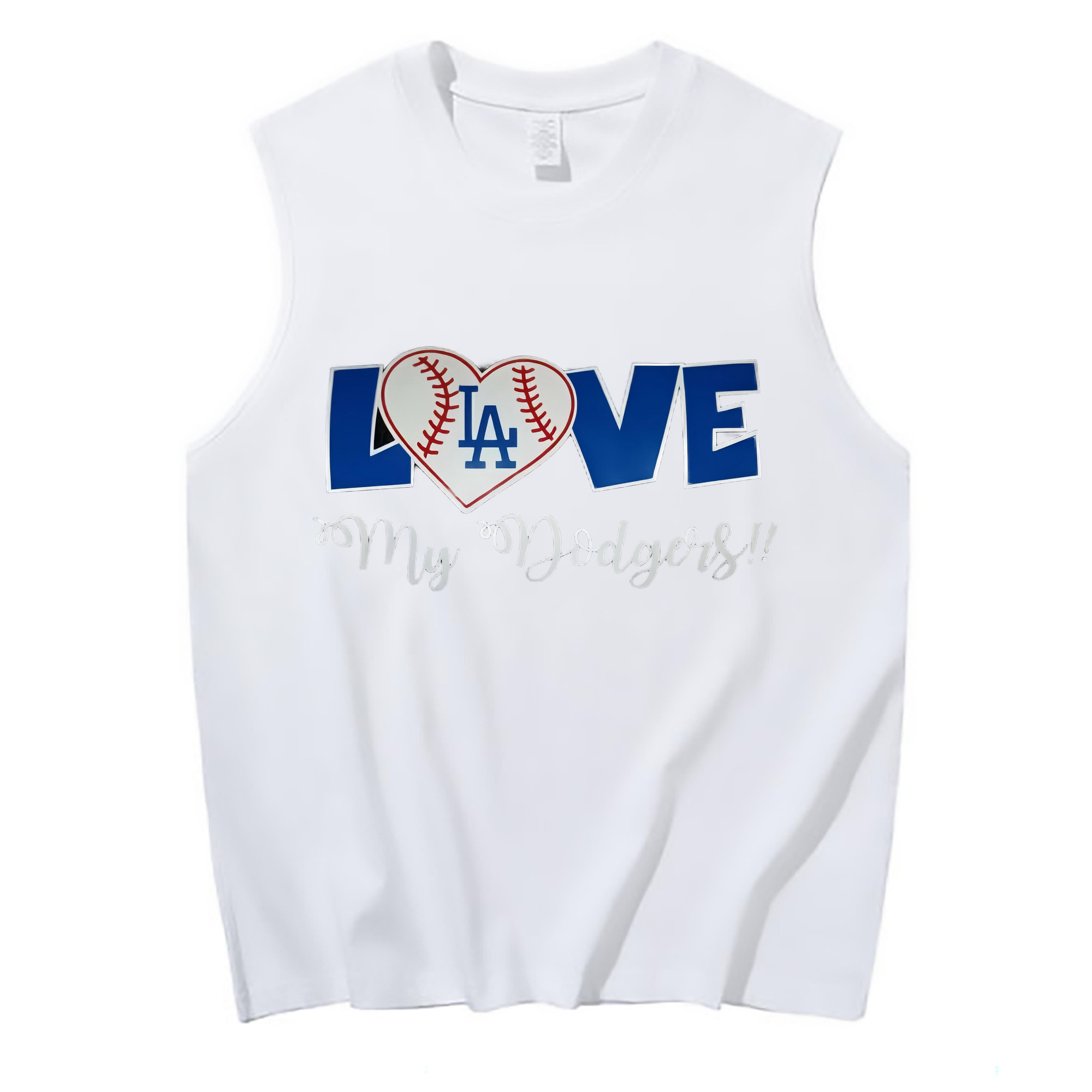  210g Combed Cotton Tank Top With Front Heat Transfer Print – Soft, Lightweight, Fitted Design – Stylish & Comfortable Casual Wear For Sports & Everyday Use