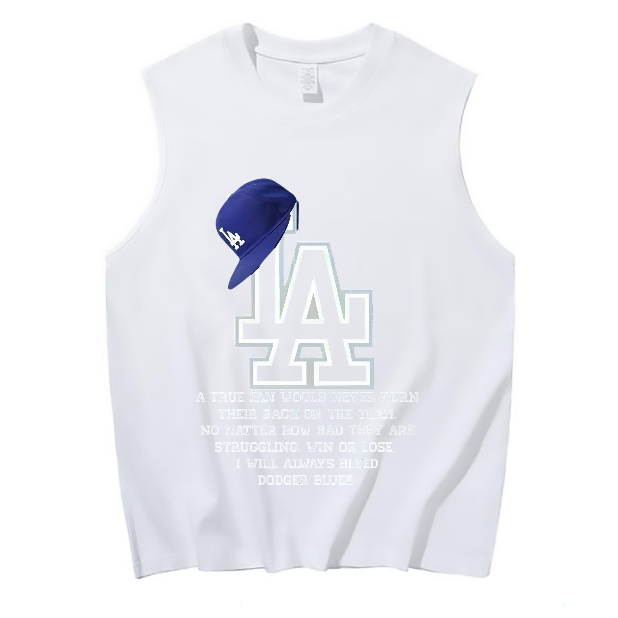  210g Combed Cotton Tank Top With Front Heat Transfer Print – Soft, Lightweight, Fitted Design – Stylish & Comfortable Casual Wear For Sports & Everyday Use