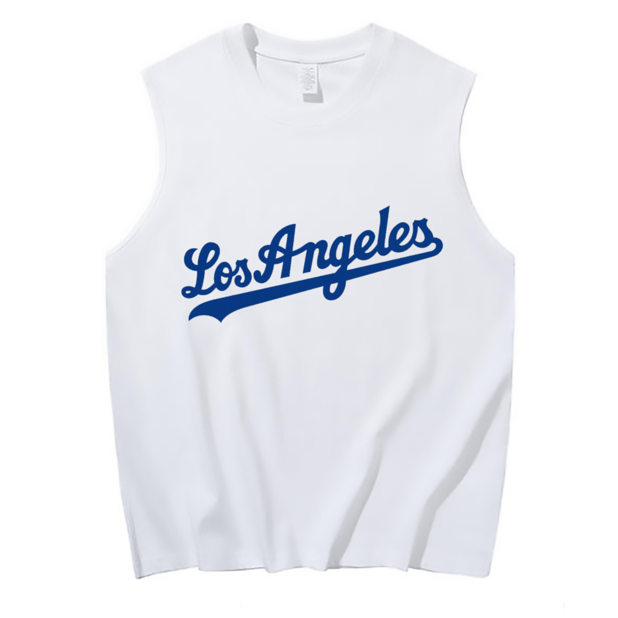  210g Combed Cotton Tank Top With Front Heat Transfer Print – Soft, Lightweight, Fitted Design – Stylish & Comfortable Casual Wear For Sports & Everyday Use