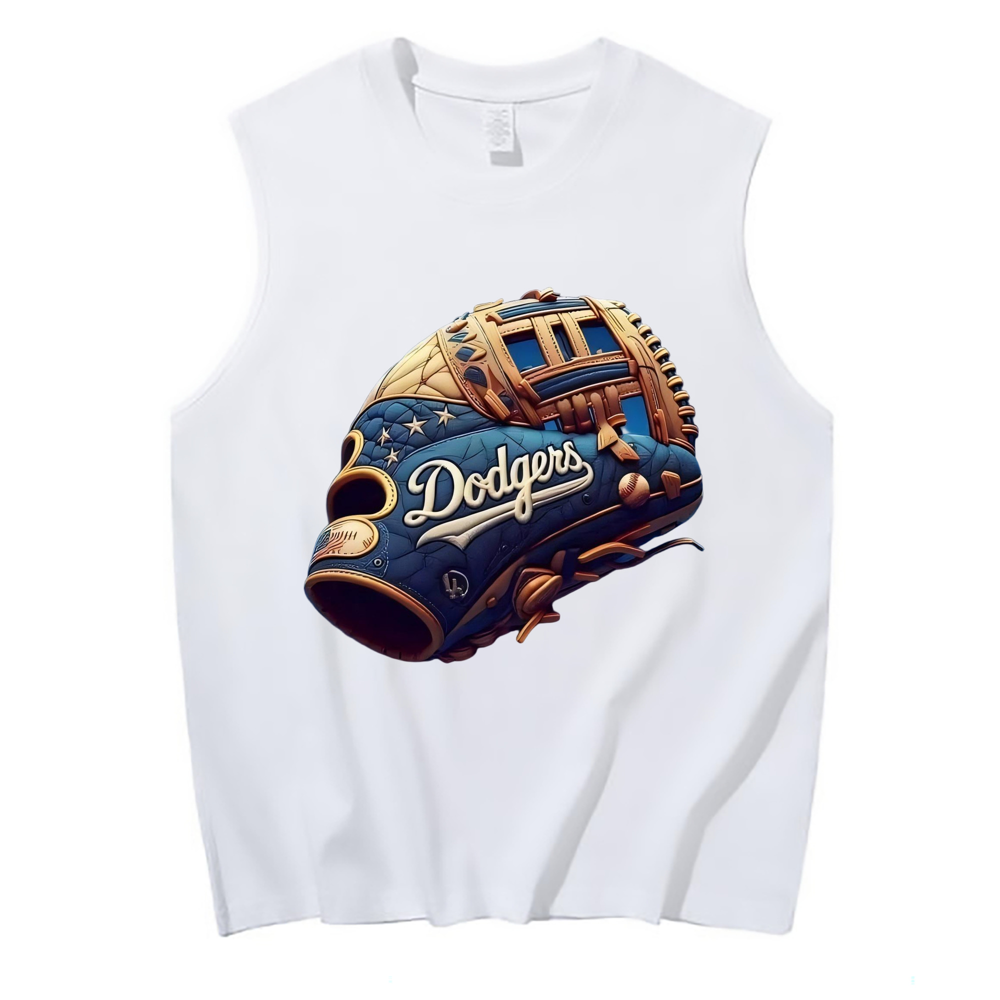  210g Combed Cotton Tank Top With Front Heat Transfer Print – Soft, Lightweight, Fitted Design – Stylish & Comfortable Casual Wear For Sports & Everyday Use