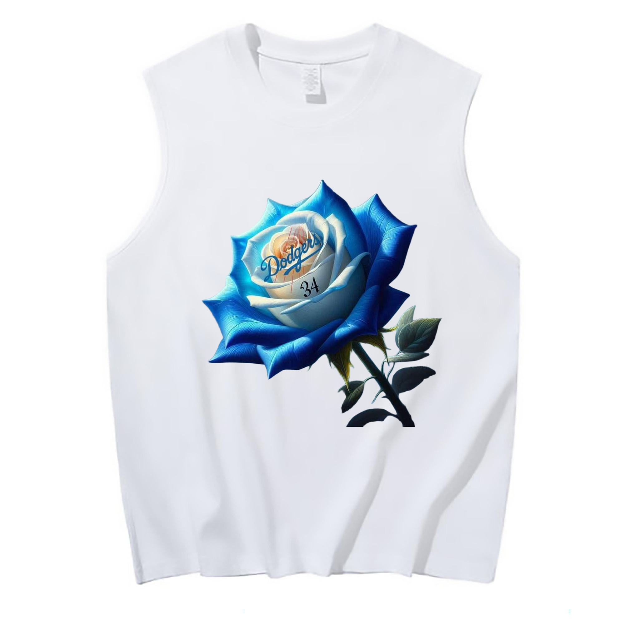  210g Combed Cotton Tank Top With Front Heat Transfer Print – Soft, Lightweight, Fitted Design – Stylish & Comfortable Casual Wear For Sports & Everyday Use