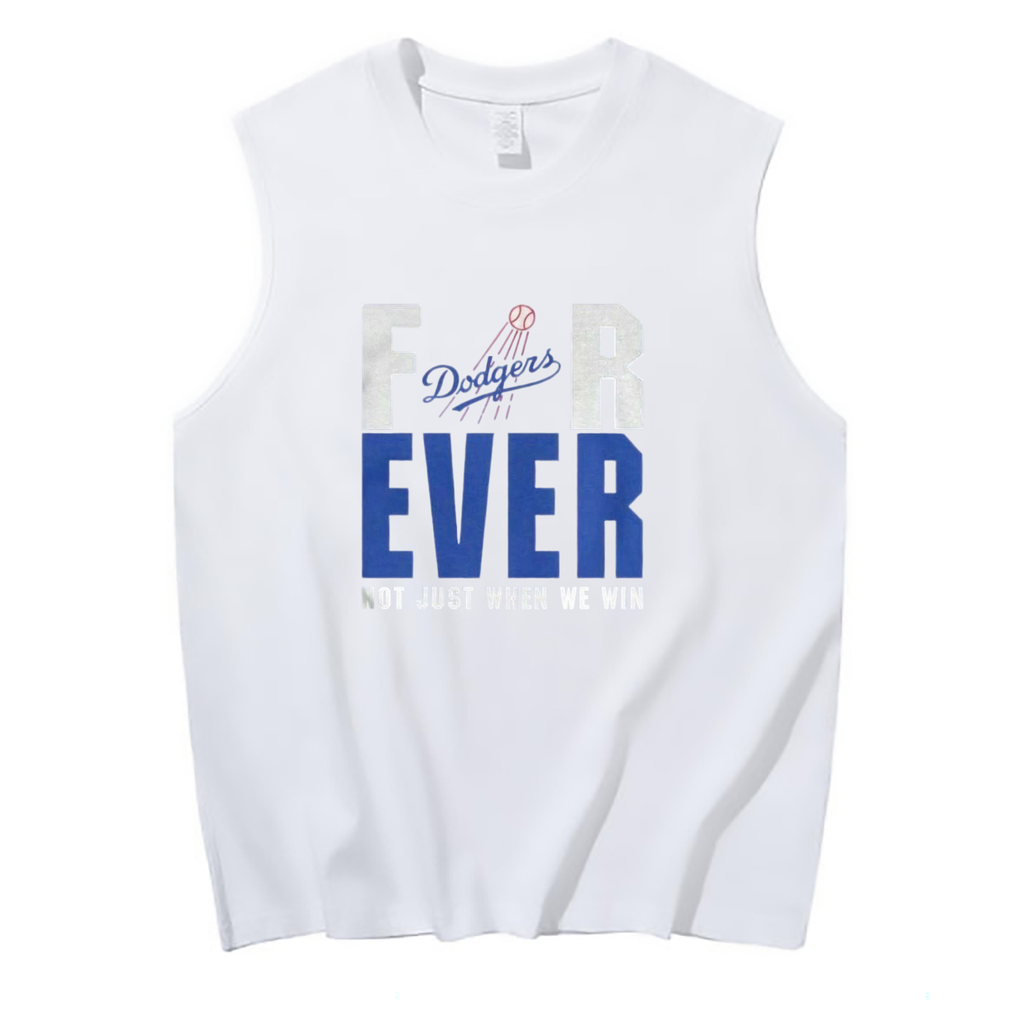  210g Combed Cotton Tank Top With Front Heat Transfer Print – Soft, Lightweight, Fitted Design – Stylish & Comfortable Casual Wear For Sports & Everyday Use