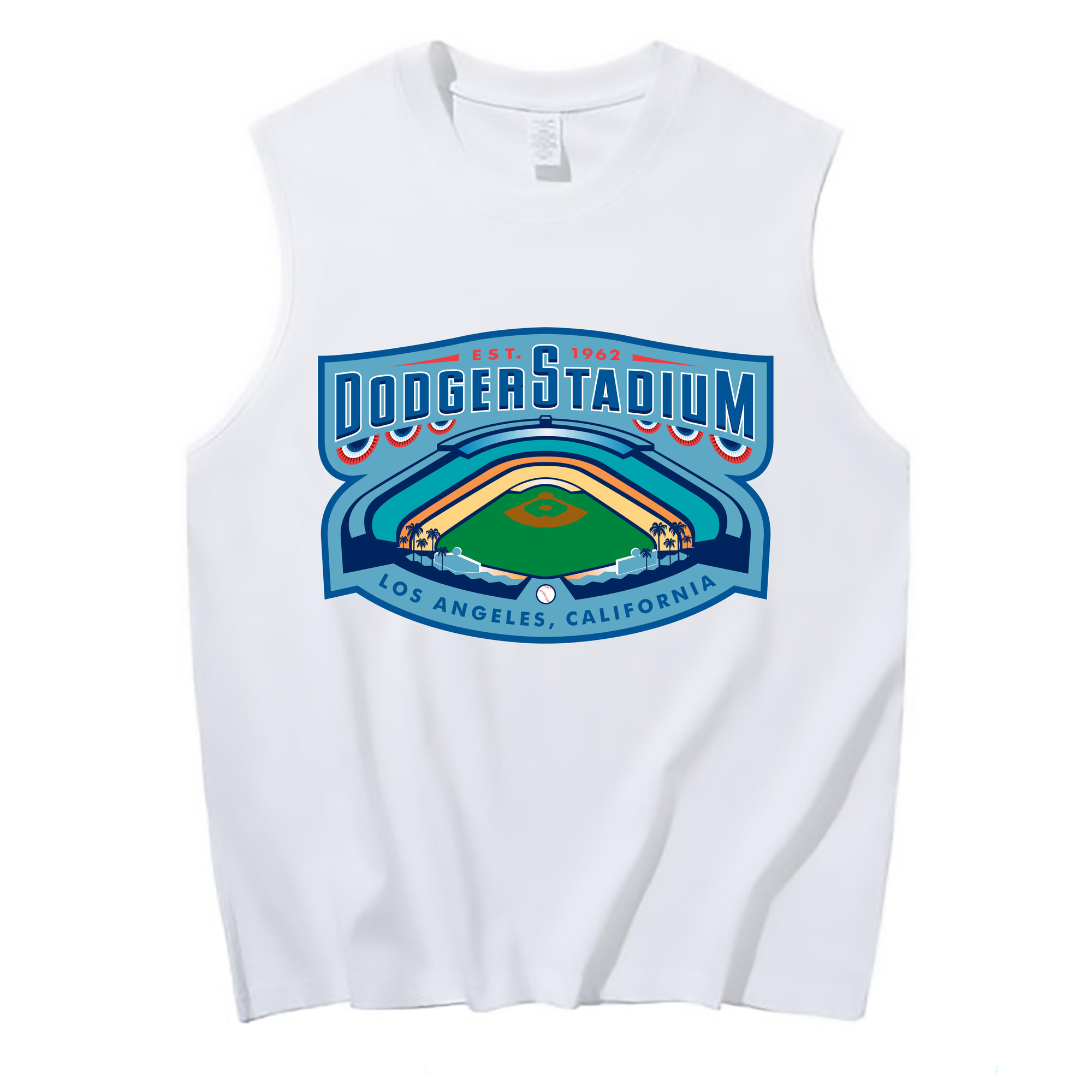  210g Combed Cotton Tank Top With Front Heat Transfer Print – Soft, Lightweight, Fitted Design – Stylish & Comfortable Casual Wear For Sports & Everyday Use