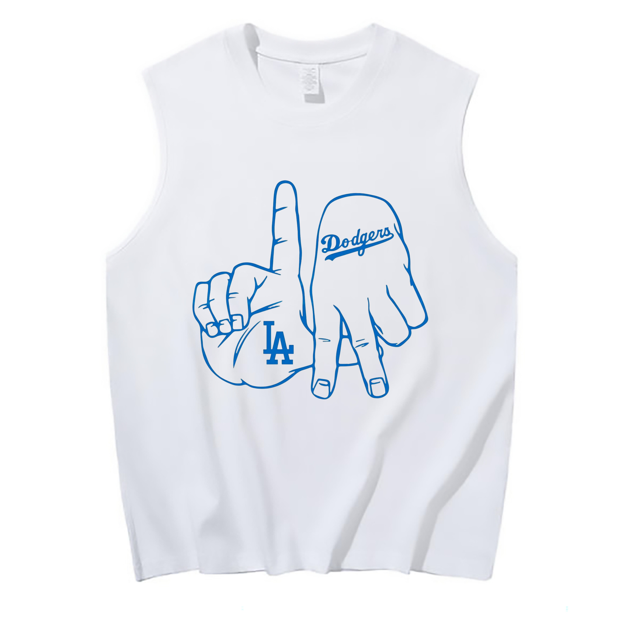  210g Combed Cotton Tank Top With Front Heat Transfer Print – Soft, Lightweight, Fitted Design – Stylish & Comfortable Casual Wear For Sports & Everyday Use