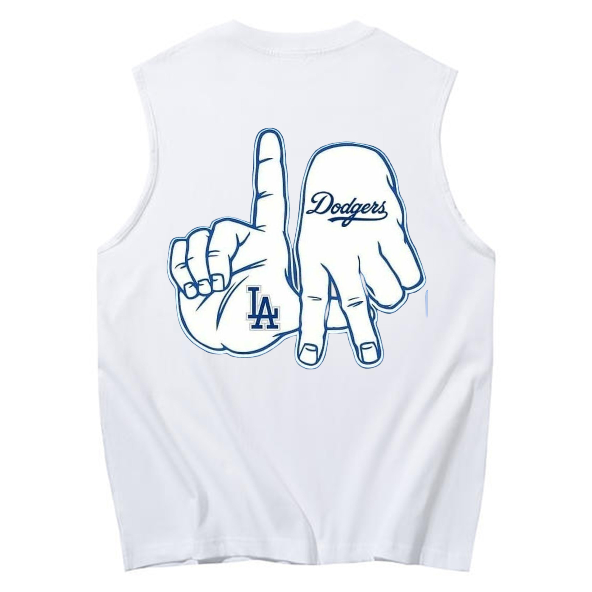  230g Pure Cotton Tank Top With Back Heat Transfer Print – Soft, Lightweight, Fitted Design – Stylish & Comfortable Casual Wear For Sports & Everyday Use