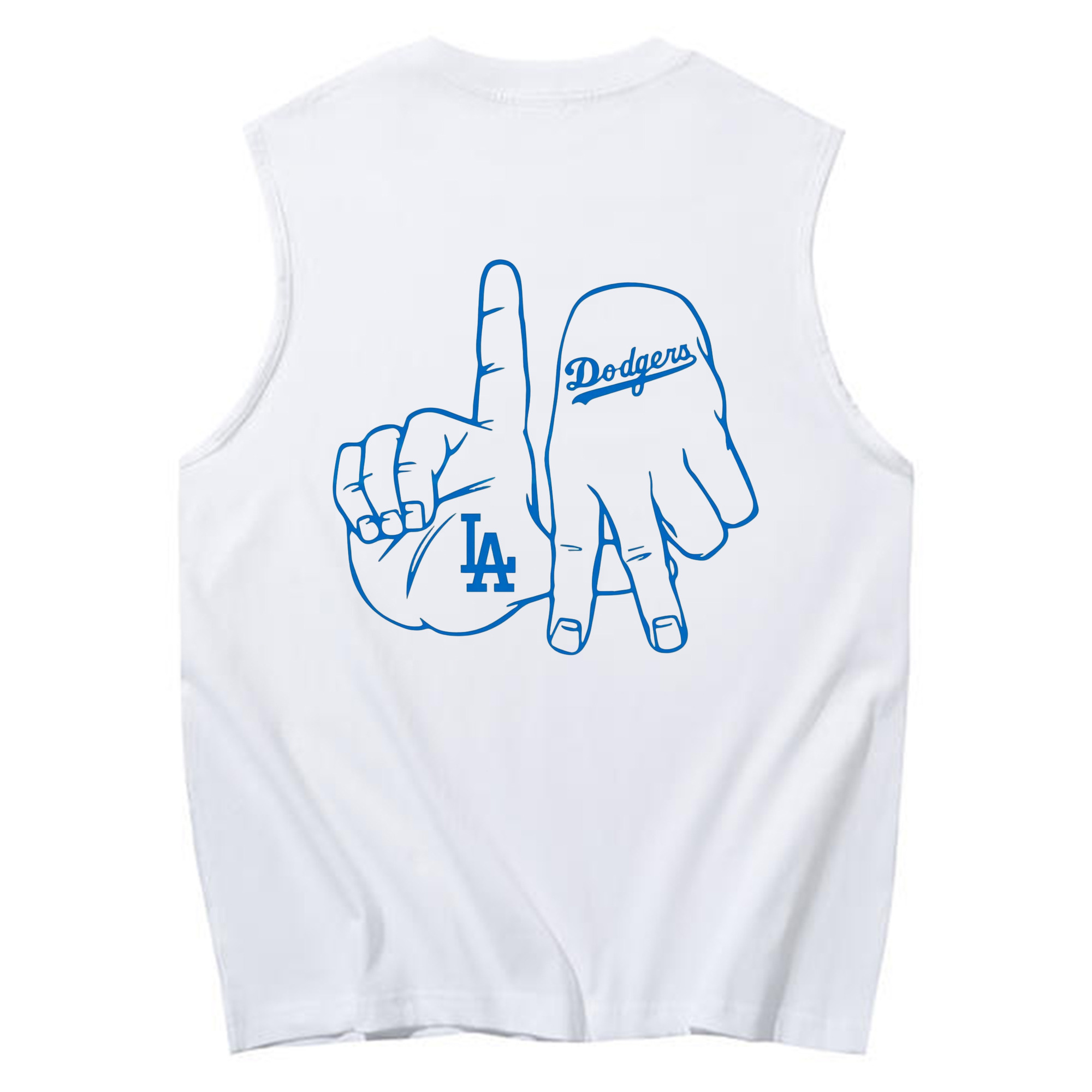  230g Pure Cotton Tank Top With Back Heat Transfer Print – Soft, Lightweight, Fitted Design – Stylish & Comfortable Casual Wear For Sports & Everyday Use