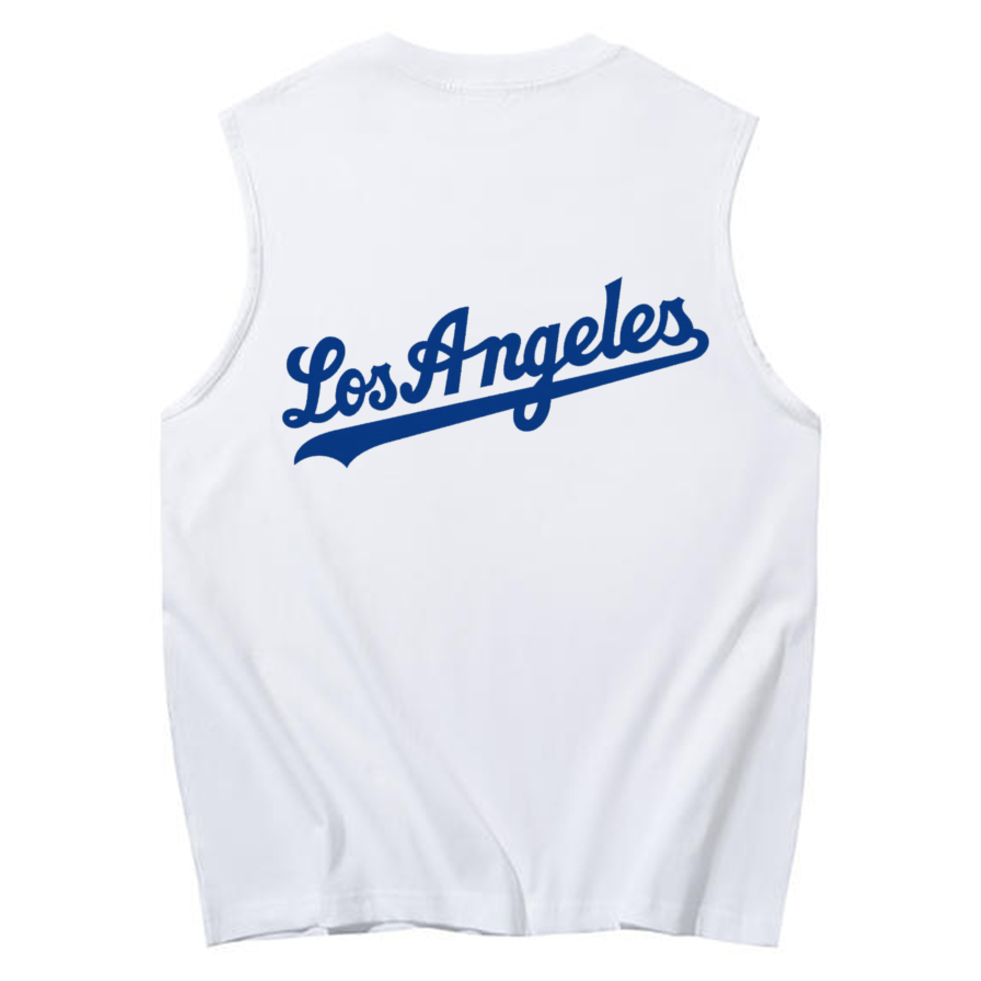  230g Pure Cotton Tank Top With Back Heat Transfer Print – Soft, Lightweight, Fitted Design – Stylish & Comfortable Casual Wear For Sports & Everyday Use