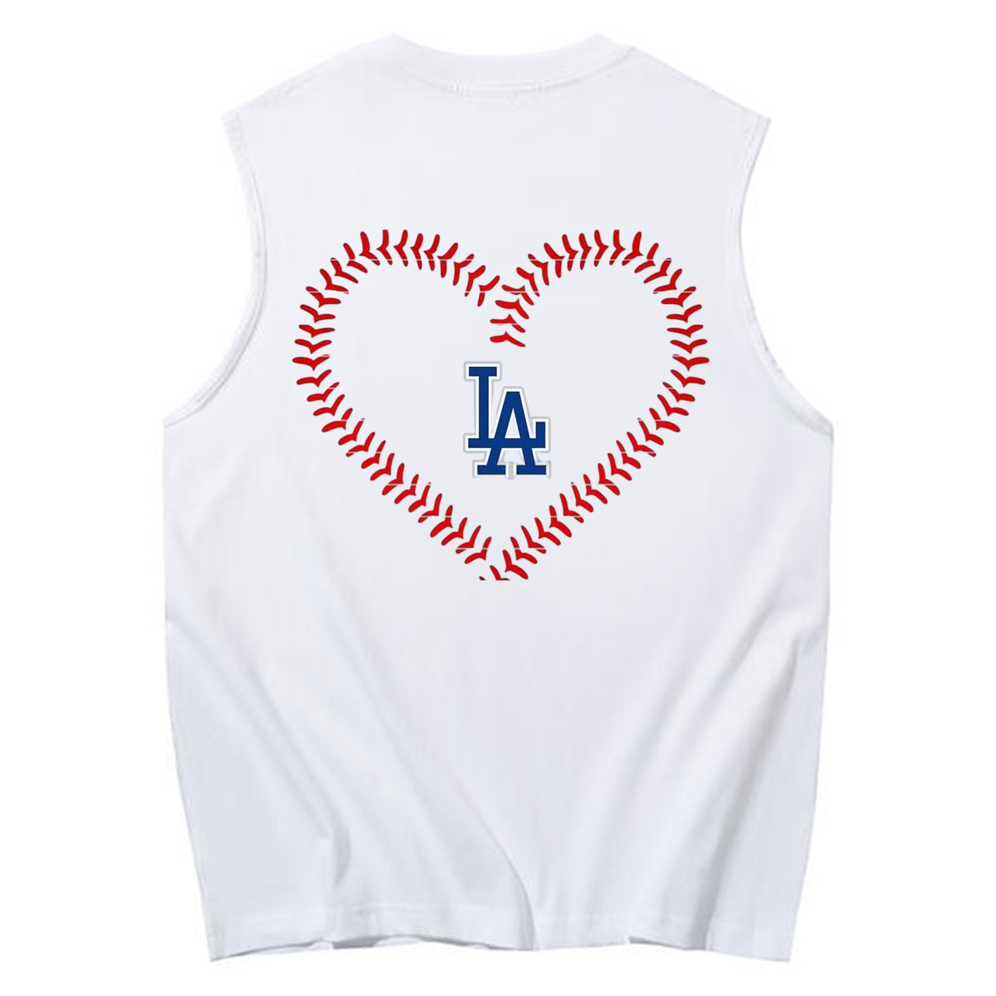  230g Pure Cotton Tank Top With Back Heat Transfer Print – Soft, Lightweight, Fitted Design – Stylish & Comfortable Casual Wear For Sports & Everyday Use