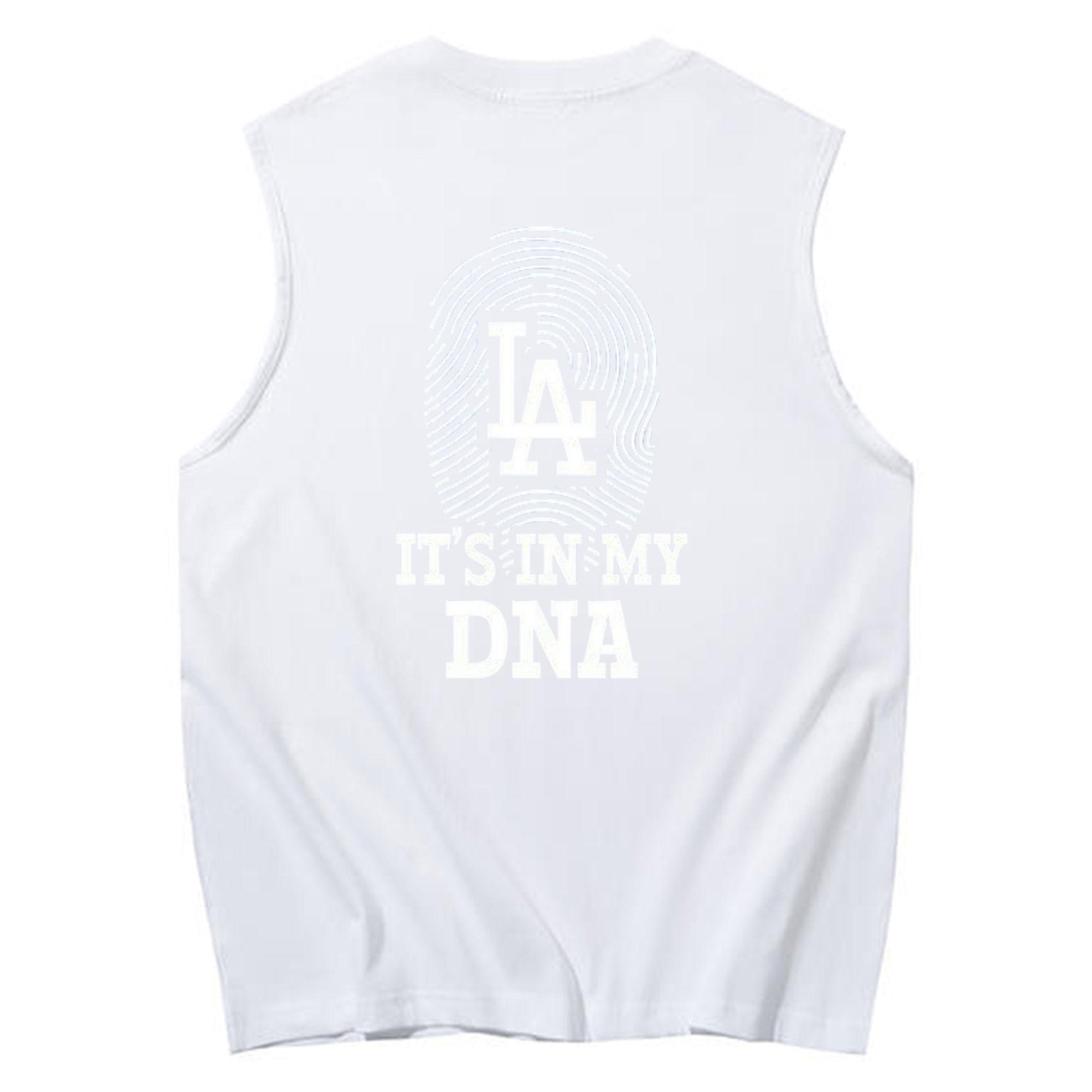  230g Pure Cotton Tank Top With Back Heat Transfer Print – Soft, Lightweight, Fitted Design – Stylish & Comfortable Casual Wear For Sports & Everyday Use