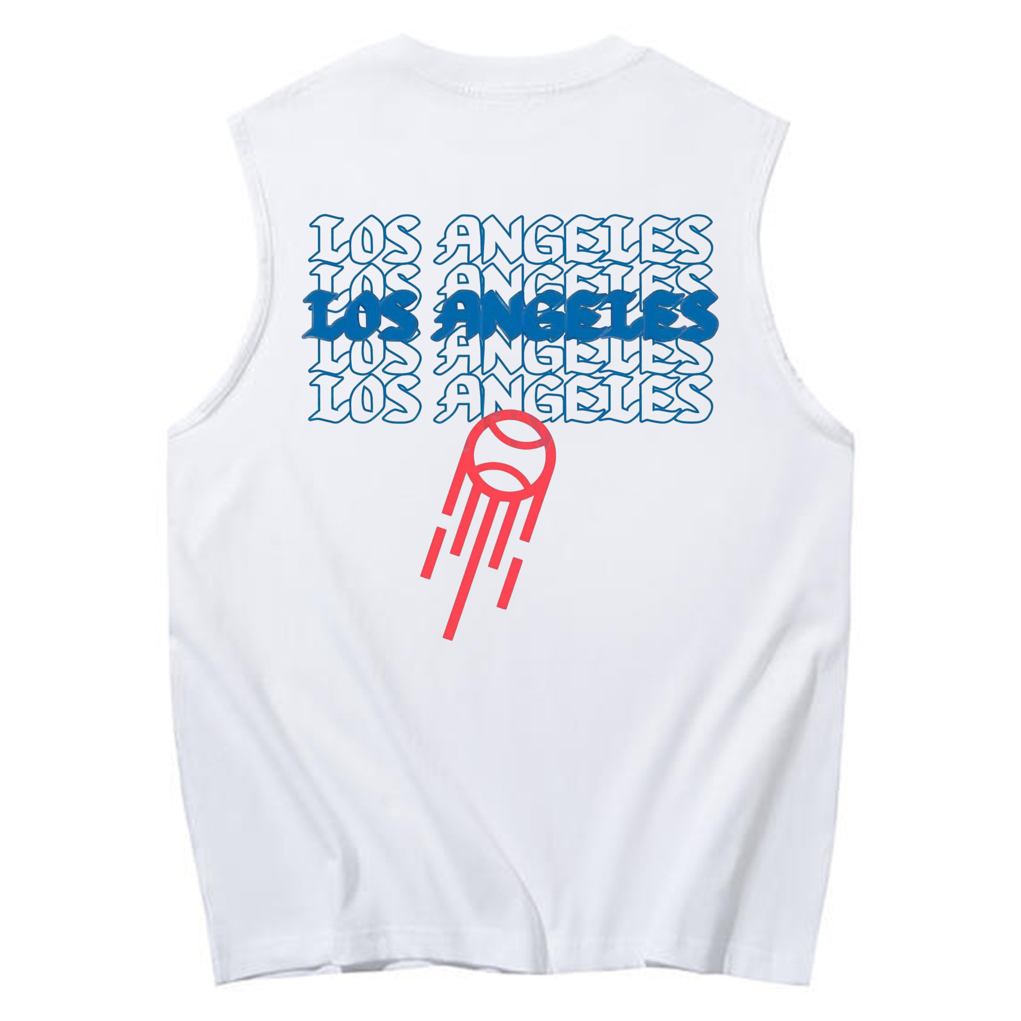  230g Pure Cotton Tank Top With Back Heat Transfer Print – Soft, Lightweight, Fitted Design – Stylish & Comfortable Casual Wear For Sports & Everyday Use