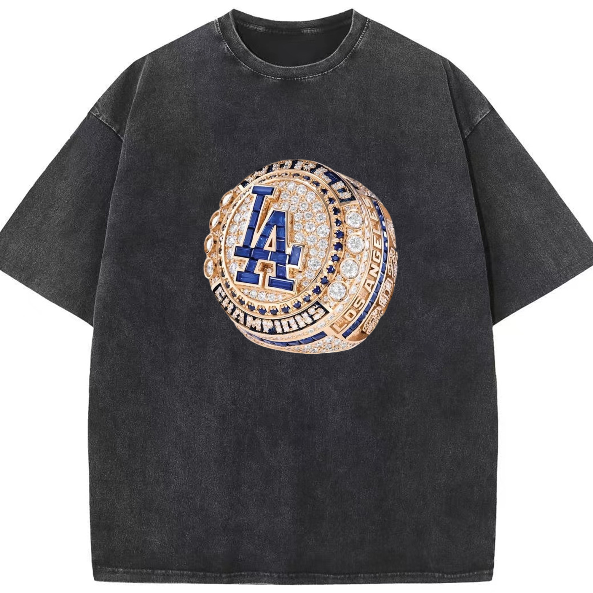  Washed Vintage Look 230g Cotton Oversized T-Shirt With Front Heat Transfer Print – Soft, Lightweight, Stylish Fit – Comfortable Casual Wear For Sports & Everyday Use