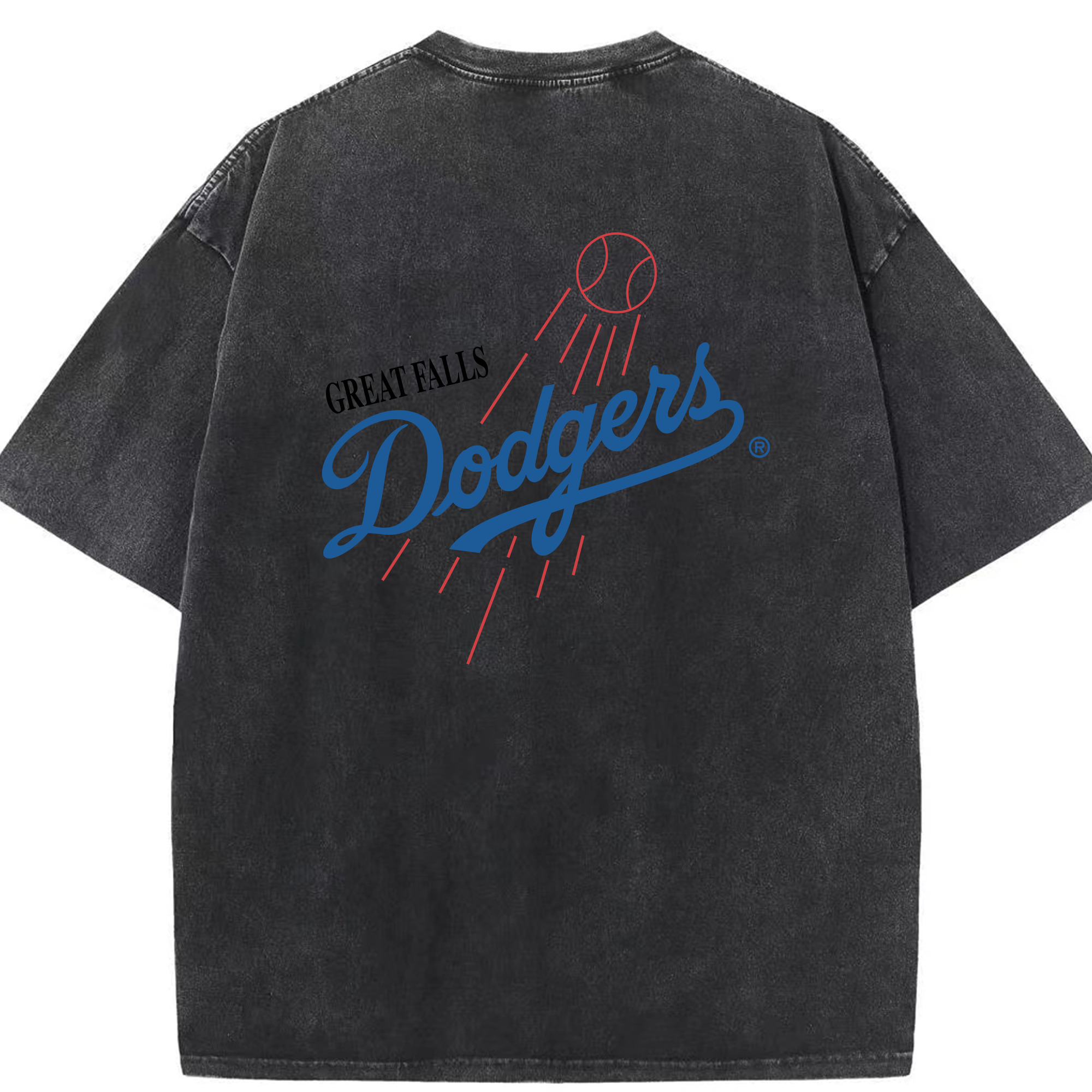  Washed Vintage 230g Cotton Oversized T-Shirt With Back Heat Transfer Print – Soft, Lightweight & Stylish – Comfortable Casual Wear For Sports & Everyday Use