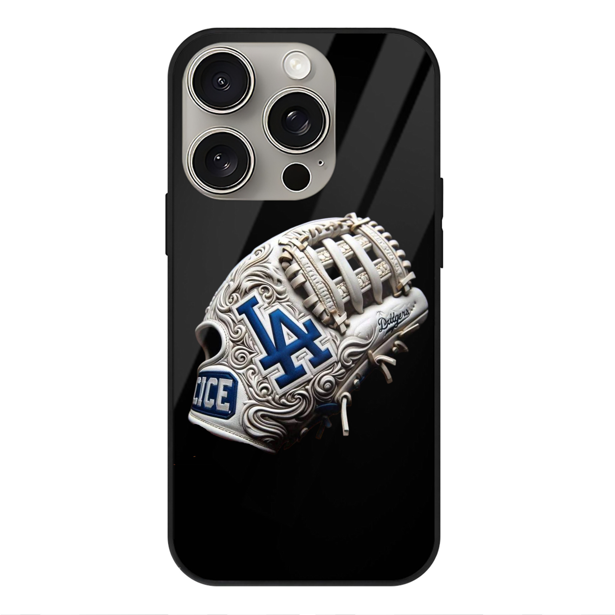  IPhone 15 Pro Mirror Phone Case – UV Printed Glass + TPU – Scratch-Resistant, Wireless Charging Compatible, Precise Fit & Stylish Design