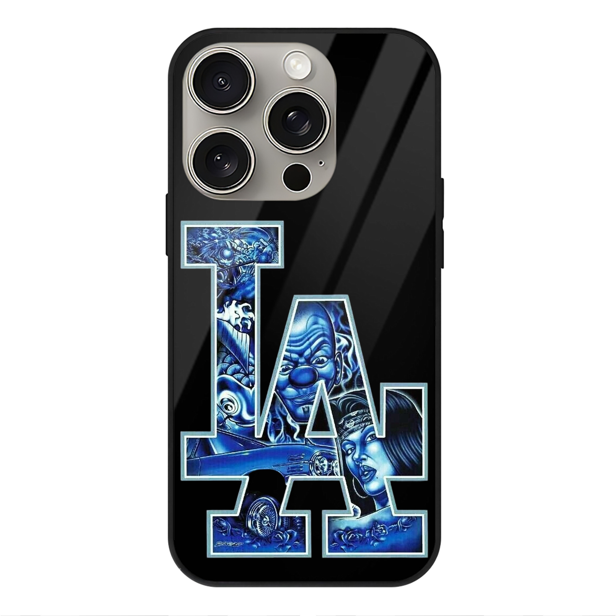  IPhone 15 Pro Mirror Phone Case – UV Printed Glass + TPU – Scratch-Resistant, Wireless Charging Compatible, Precise Fit & Stylish Design