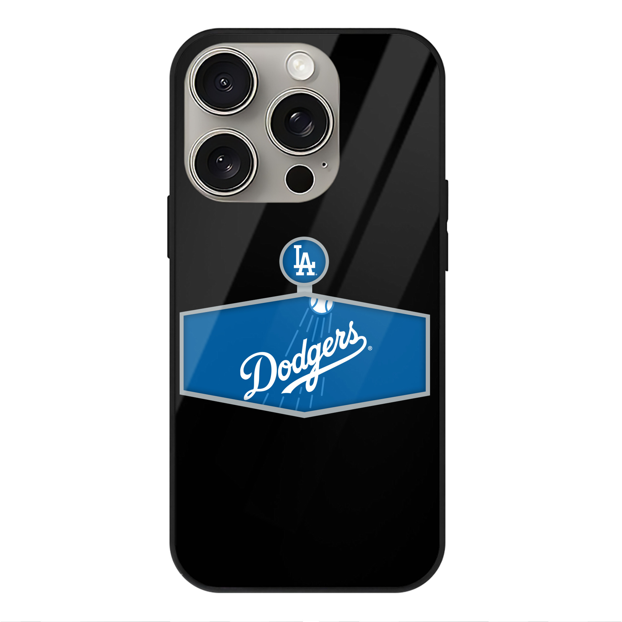  IPhone 15 Pro Mirror Phone Case – UV Printed Glass + TPU – Scratch-Resistant, Wireless Charging Compatible, Precise Fit & Stylish Design