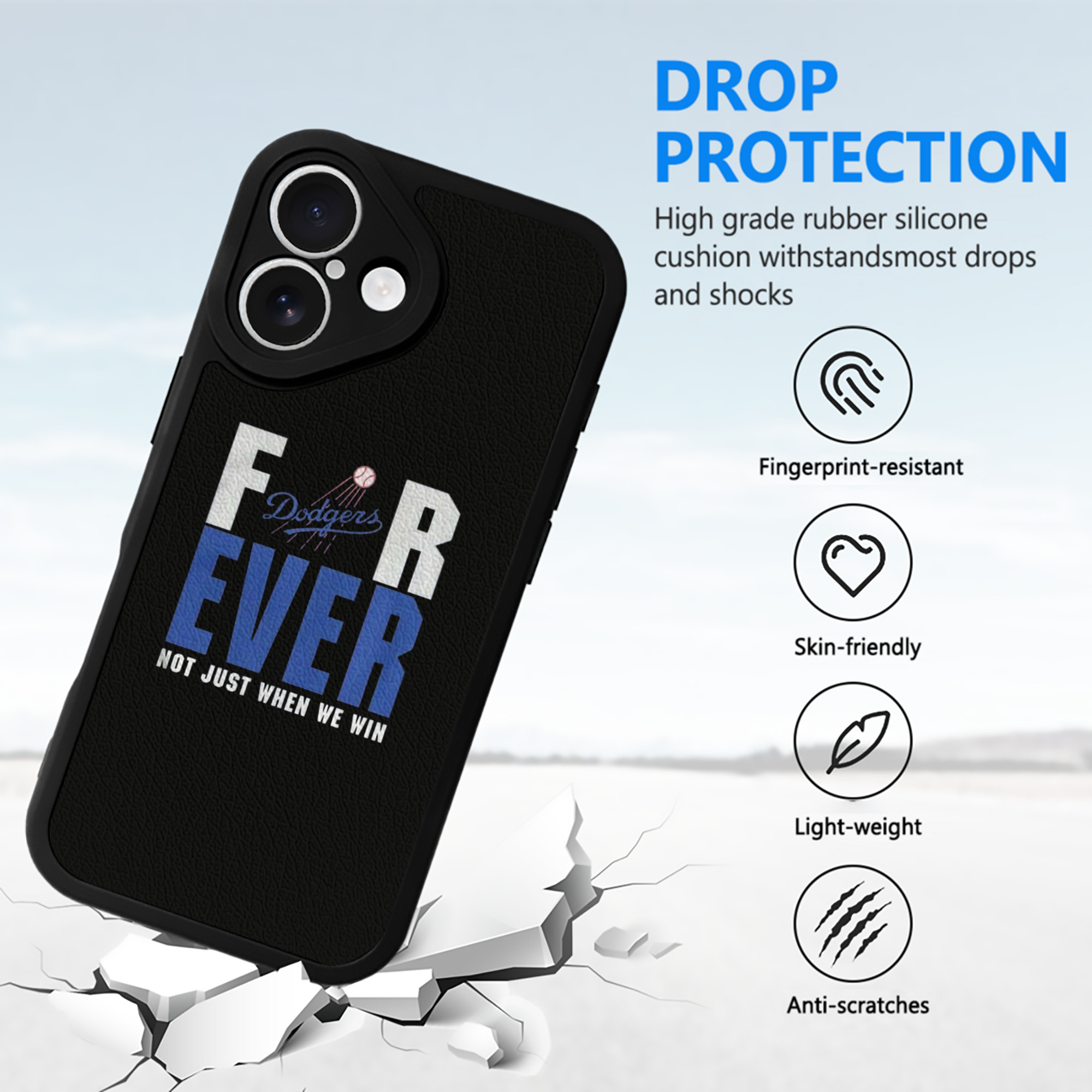  IPhone 16 Silicone Leather Case – UV Print, Lambskin Texture – Perfect Fit, Wireless Charging Compatible, Scratch Resistant, Precise Cutouts – Stylish Protection For IPhone 16