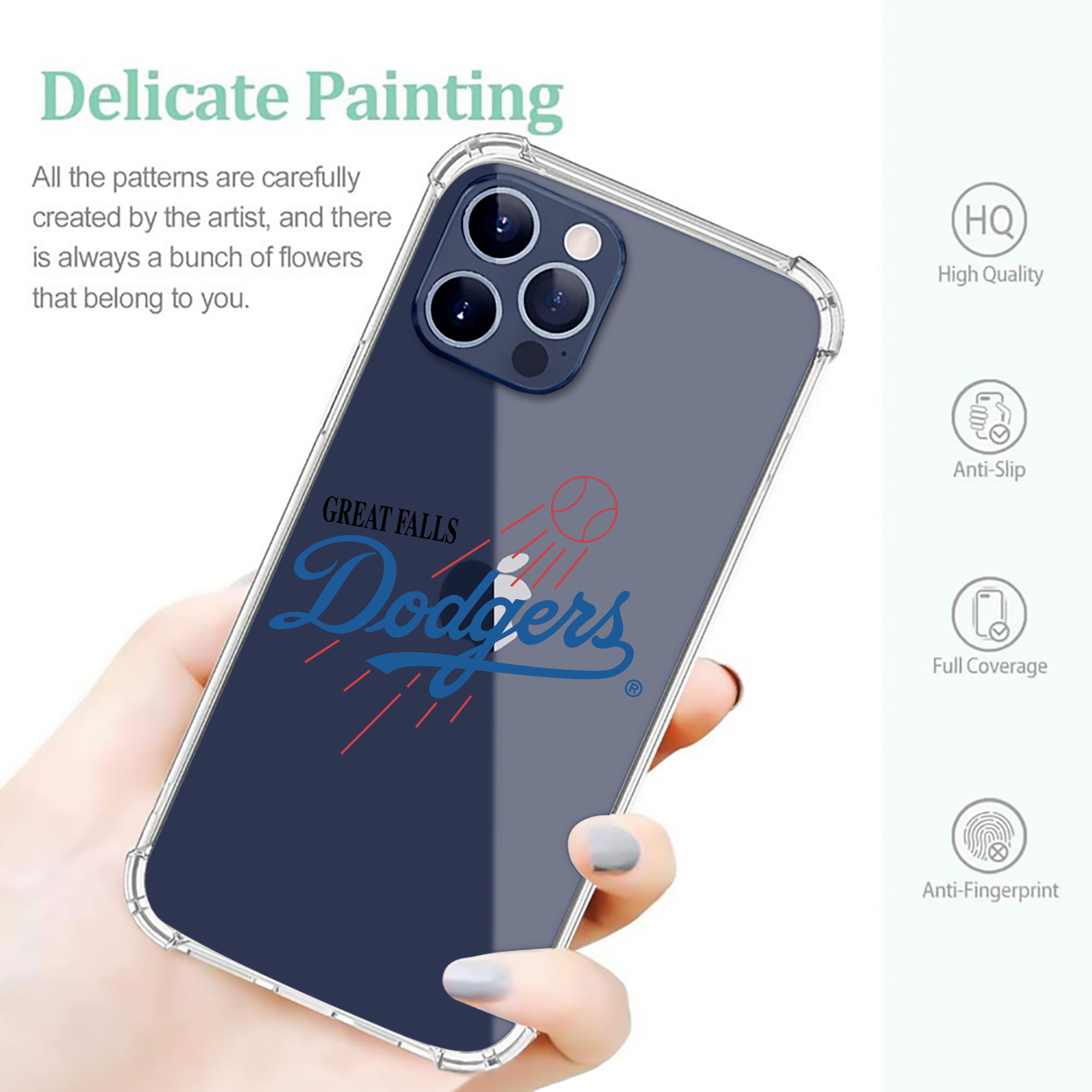  Clear IPhone 12 Case – Soft TPU With UV Print – Enhanced Drop Protection, Precise Fit, Anti-Fingerprint, Customizable Design, Scratch-Resistant, Yellow-Resistant