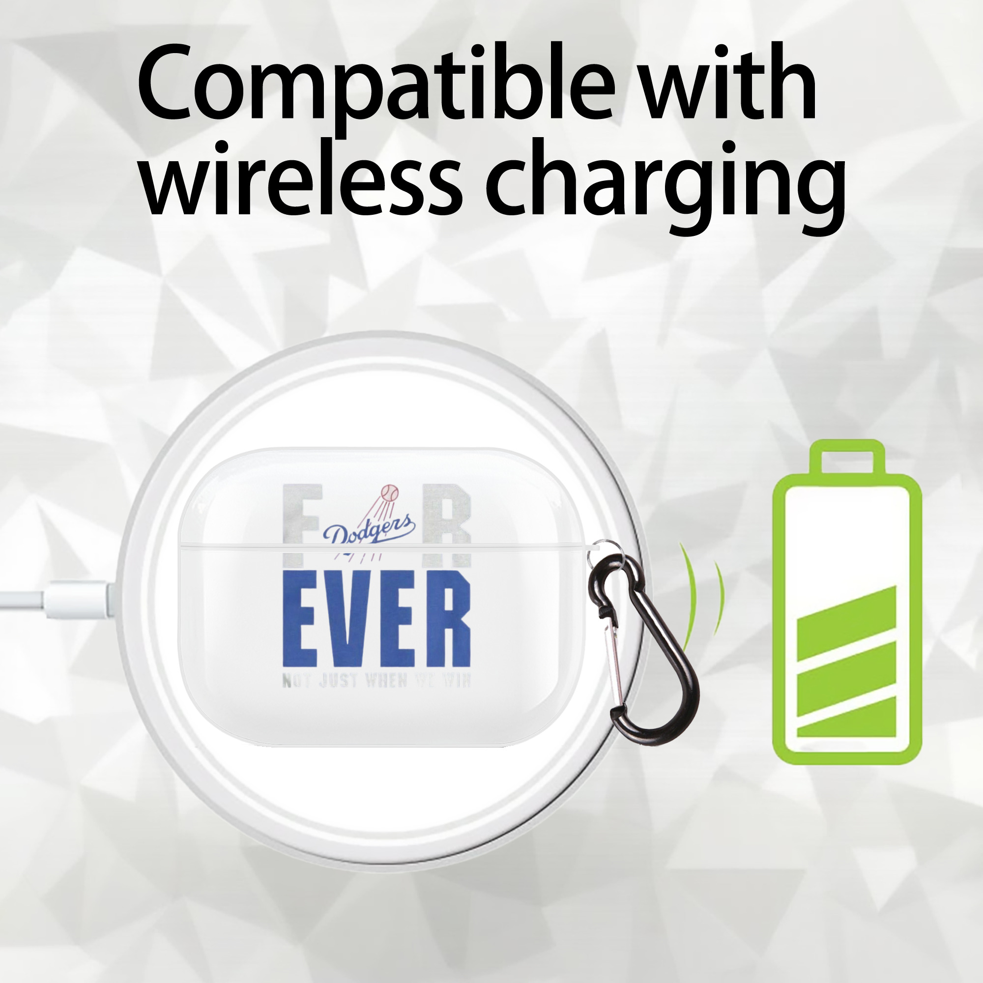  AirPods Pro Hard Case White With Keychain, Durable Flexible PC, Precise Cutouts, Anti-Fingerprint, Yellowing & Scratch Resistant, Full Protection, Washable