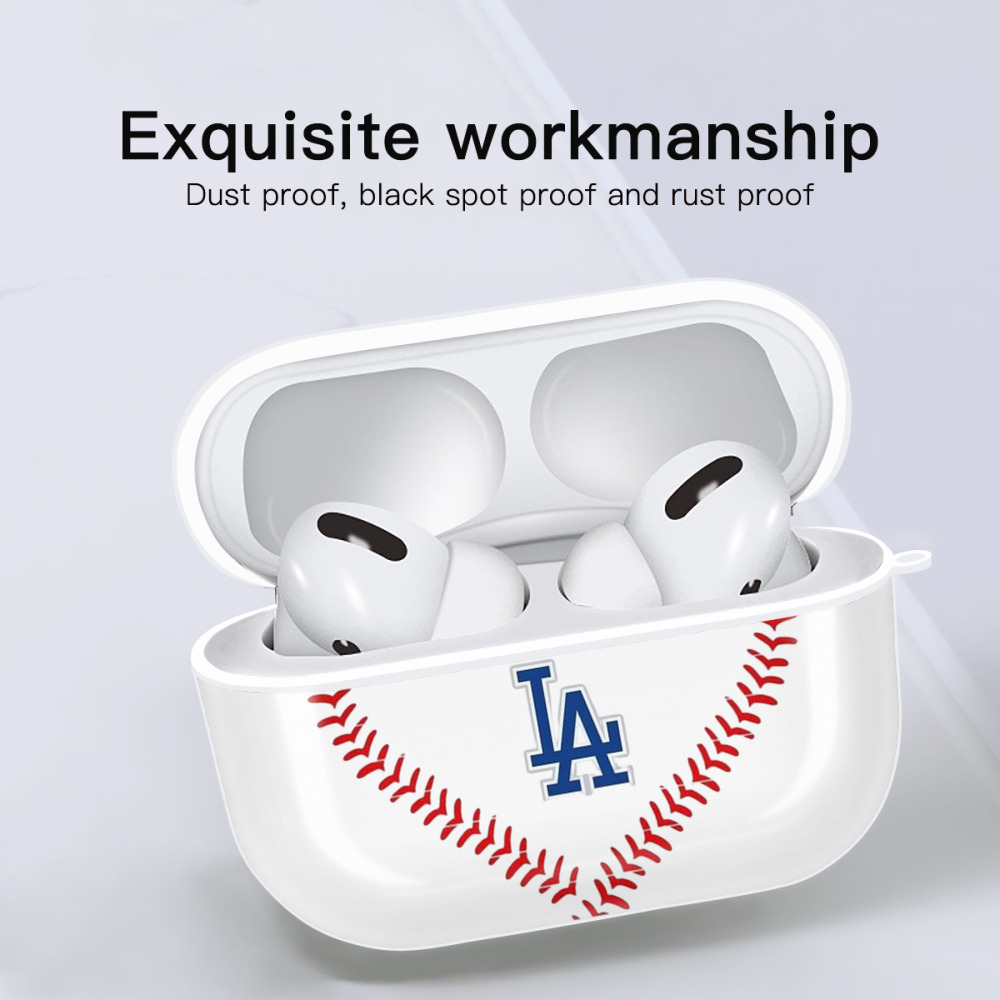  AirPods Pro Hard Case White With Keychain, Durable Flexible PC, Precise Cutouts, Anti-Fingerprint, Yellowing & Scratch Resistant, Full Protection, Washable