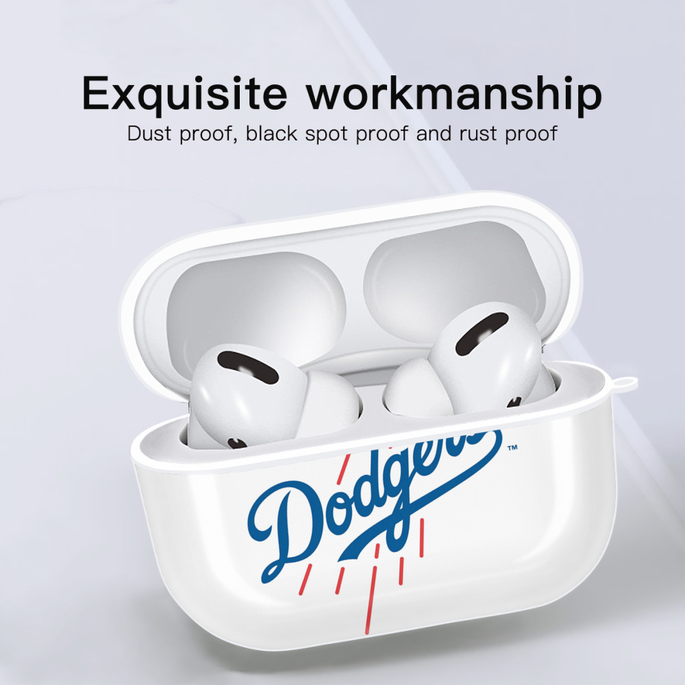  AirPods Pro Hard Case White With Keychain, Durable Flexible PC, Precise Cutouts, Anti-Fingerprint, Yellowing & Scratch Resistant, Full Protection, Washable