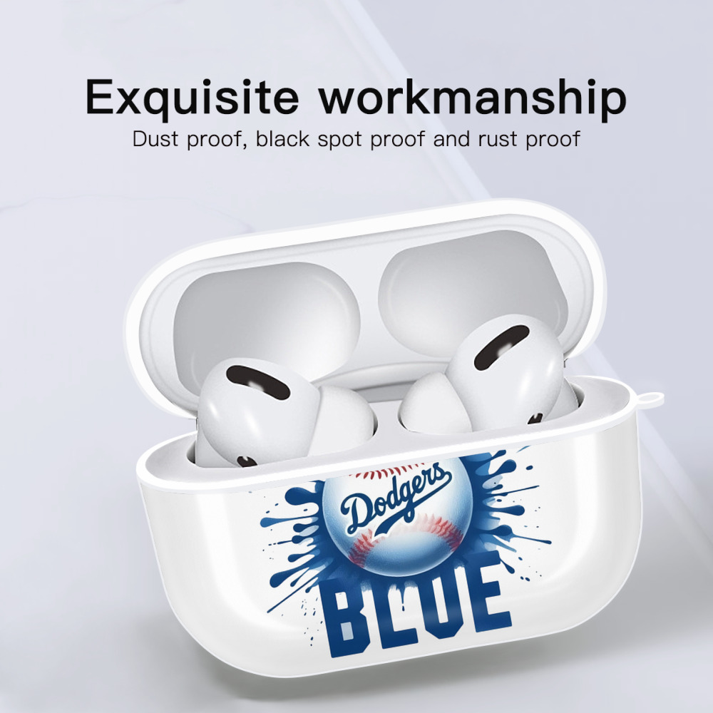  AirPods Pro Hard Case White With Keychain, Durable Flexible PC, Precise Cutouts, Anti-Fingerprint, Yellowing & Scratch Resistant, Full Protection, Washable