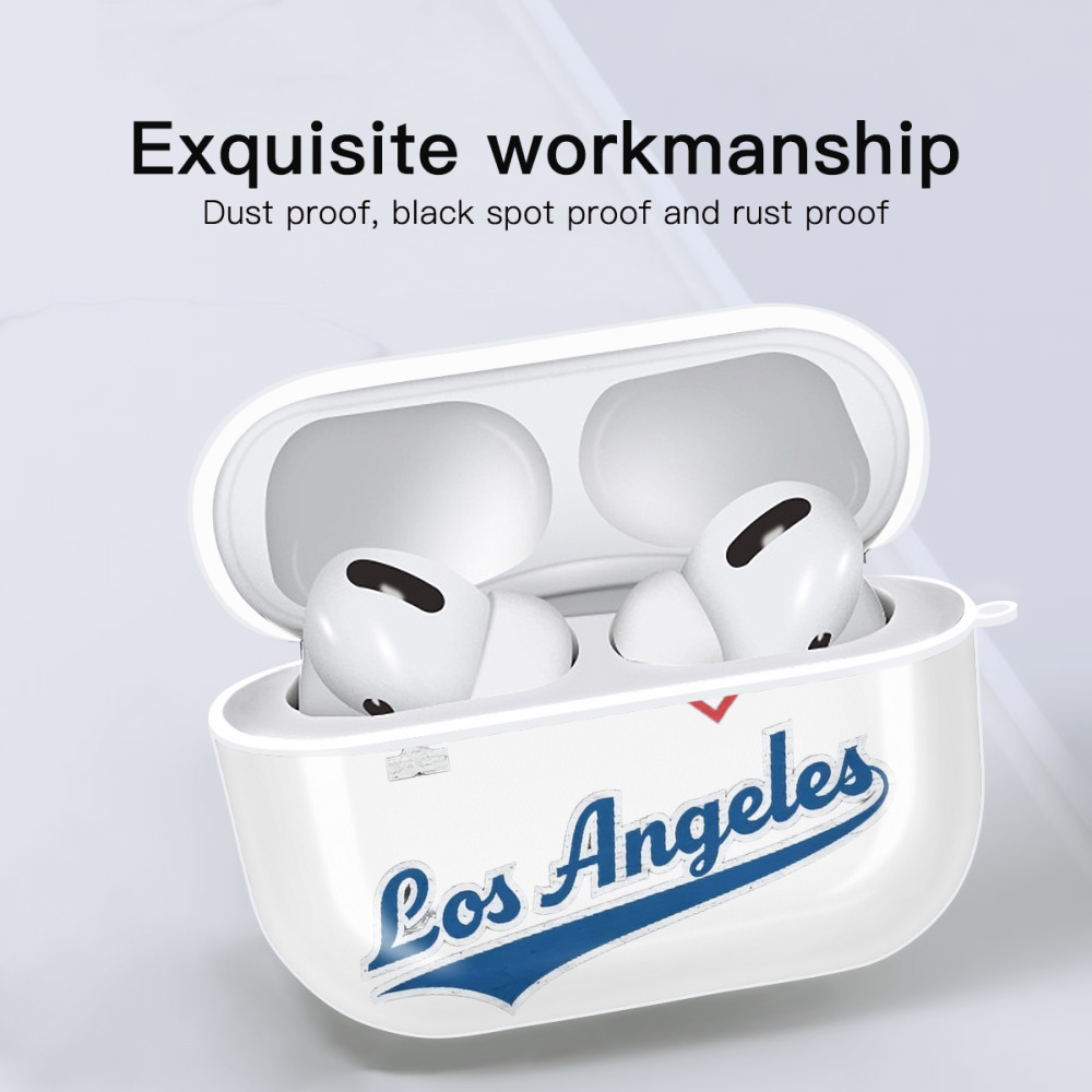  AirPods Pro Hard Case White With Keychain, Durable Flexible PC, Precise Cutouts, Anti-Fingerprint, Yellowing & Scratch Resistant, Full Protection, Washable