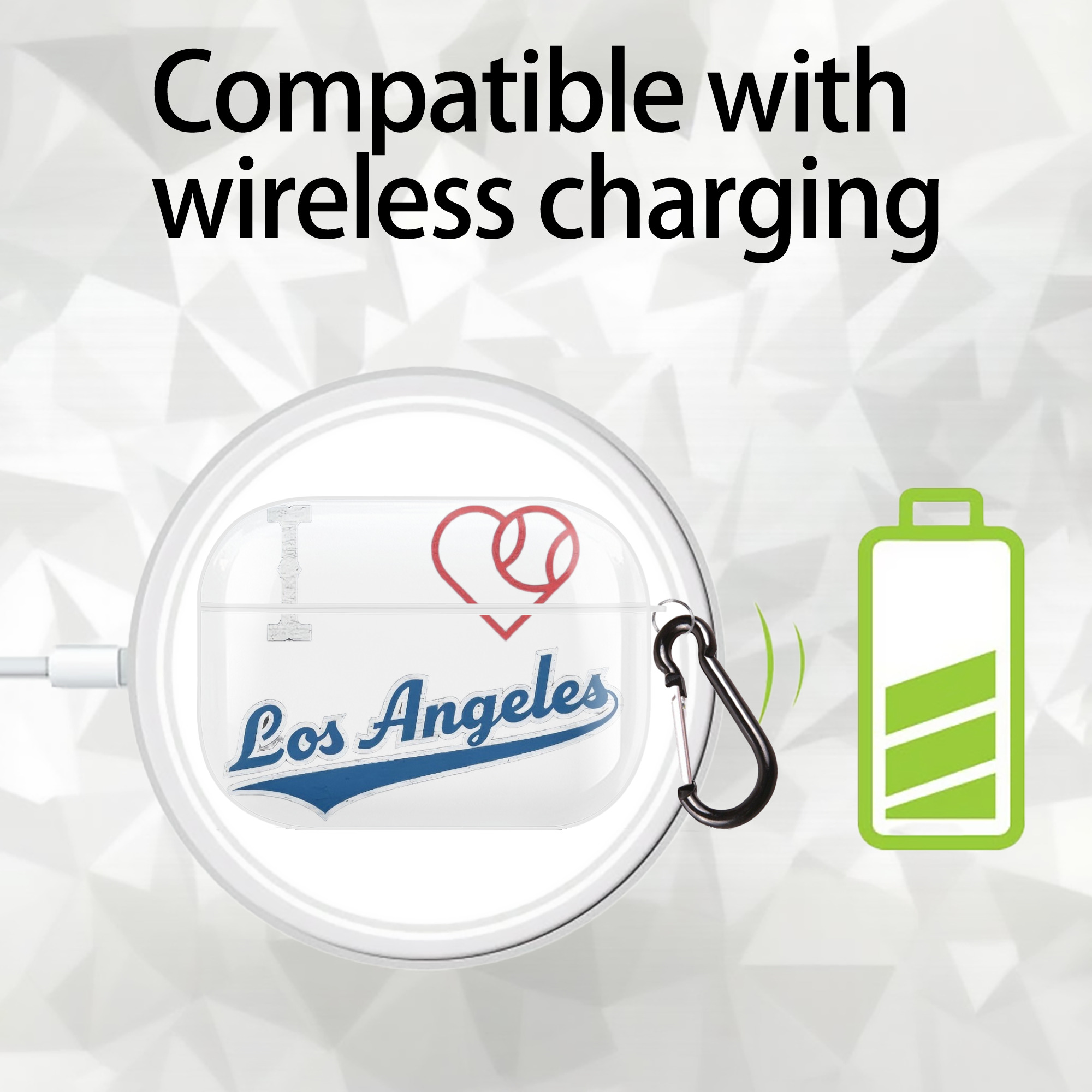  AirPods Pro Hard Case White With Keychain, Durable Flexible PC, Precise Cutouts, Anti-Fingerprint, Yellowing & Scratch Resistant, Full Protection, Washable