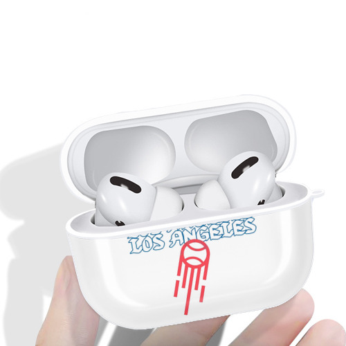  AirPods Pro Hard Case White With Keychain, Durable Flexible PC, Precise Cutouts, Anti-Fingerprint, Yellowing & Scratch Resistant, Full Protection, Washable