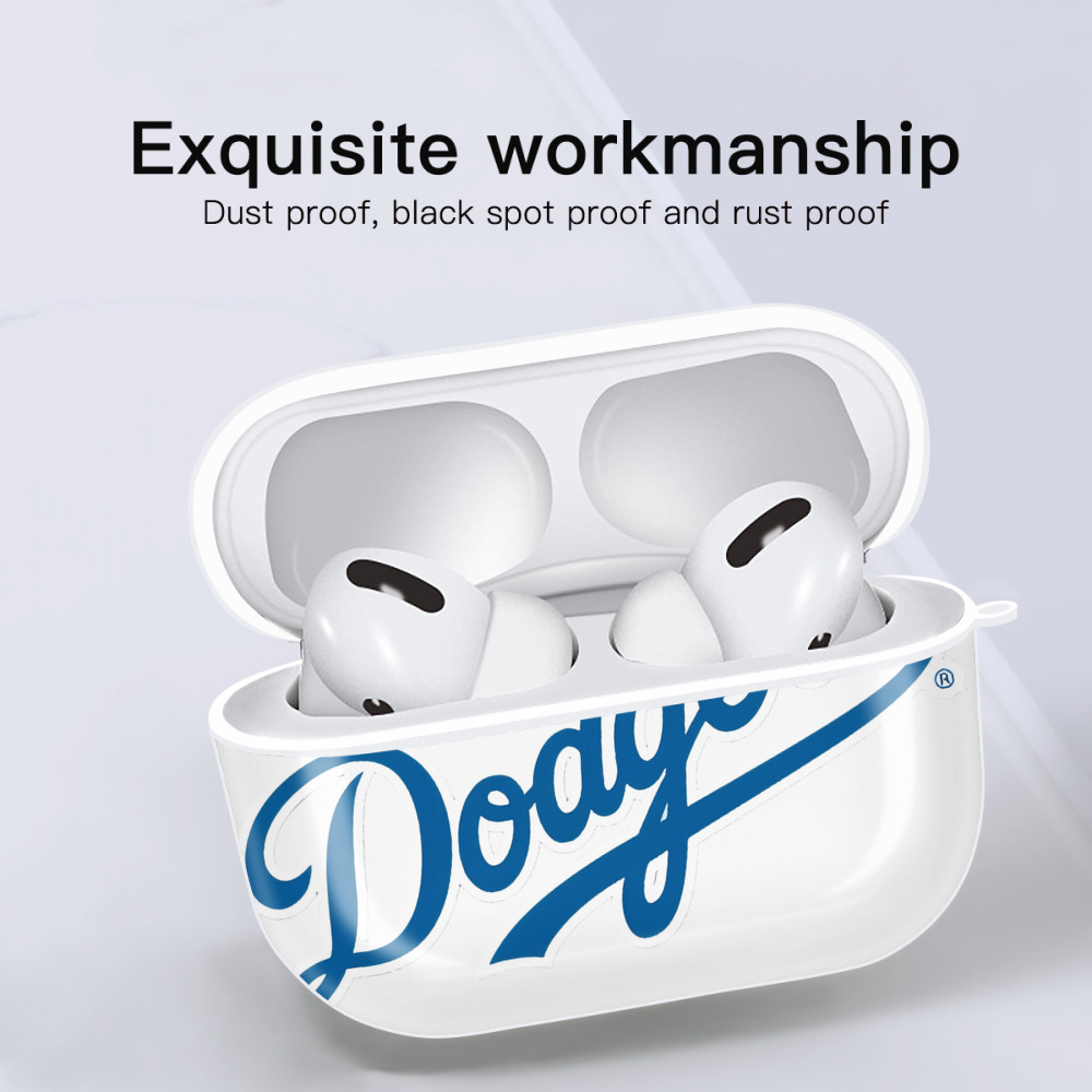  AirPods Pro Hard Case White With Keychain, Durable Flexible PC, Precise Cutouts, Anti-Fingerprint, Yellowing & Scratch Resistant, Full Protection, Washable