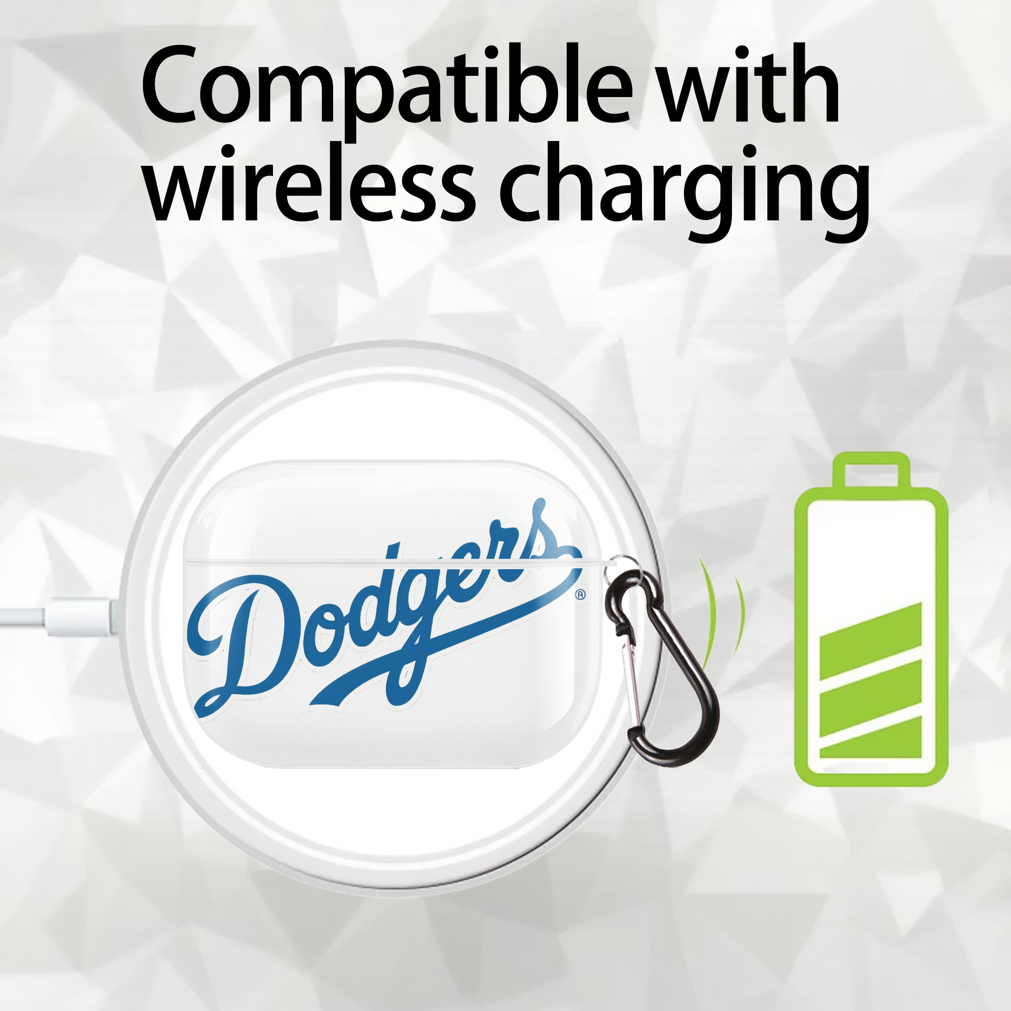  AirPods Pro Hard Case White With Keychain, Durable Flexible PC, Precise Cutouts, Anti-Fingerprint, Yellowing & Scratch Resistant, Full Protection, Washable