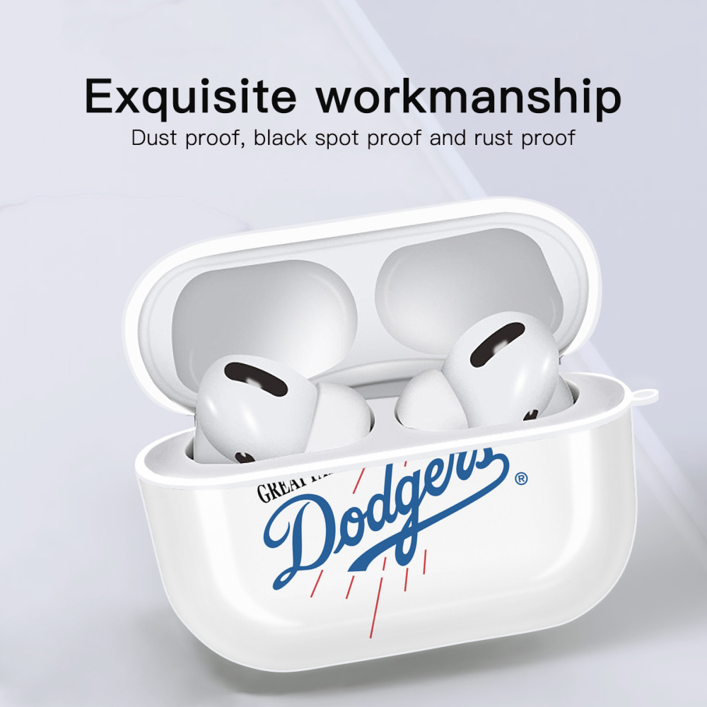  AirPods Pro Hard Case White With Keychain, Durable Flexible PC, Precise Cutouts, Anti-Fingerprint, Yellowing & Scratch Resistant, Full Protection, Washable