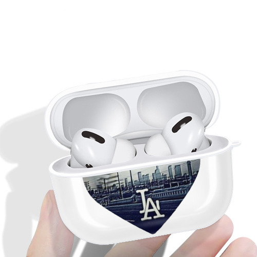  AirPods Pro Hard Case White With Keychain, Durable Flexible PC, Precise Cutouts, Anti-Fingerprint, Yellowing & Scratch Resistant, Full Protection, Washable