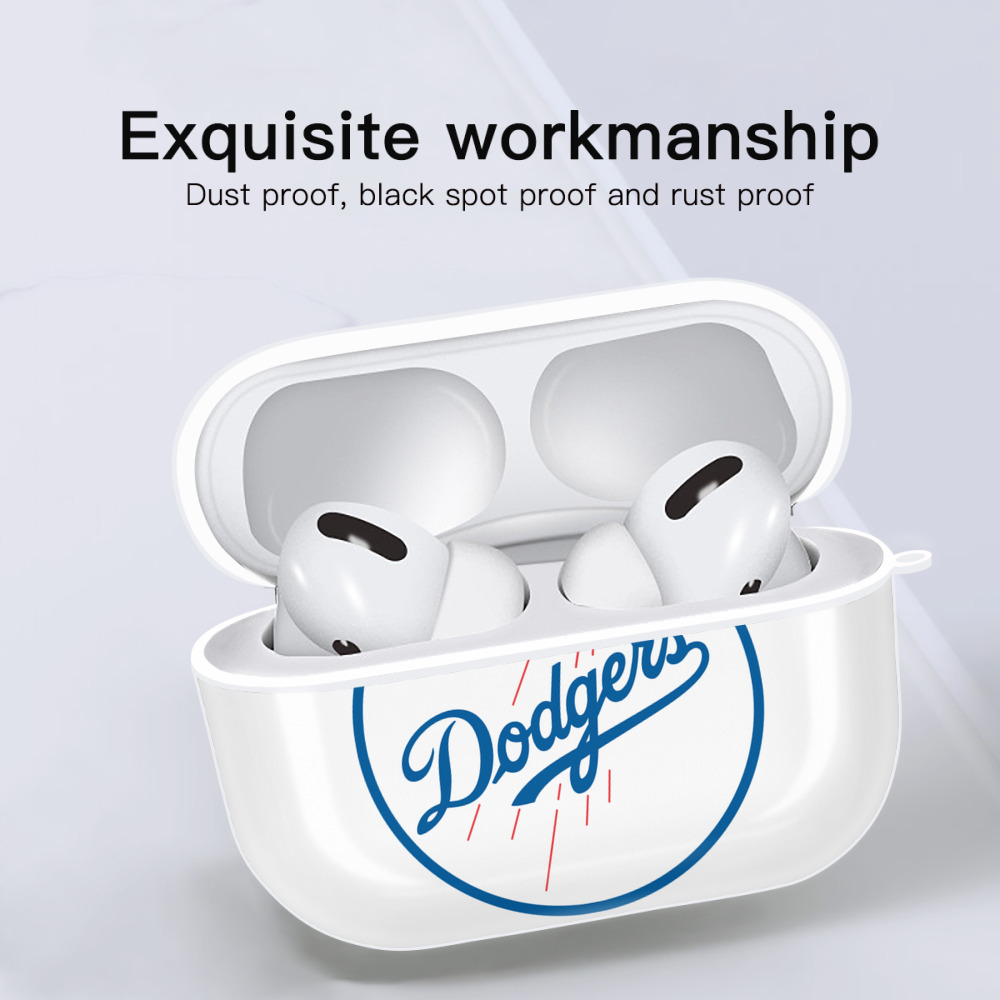  AirPods Pro Hard Case White With Keychain, Durable Flexible PC, Precise Cutouts, Anti-Fingerprint, Yellowing & Scratch Resistant, Full Protection, Washable