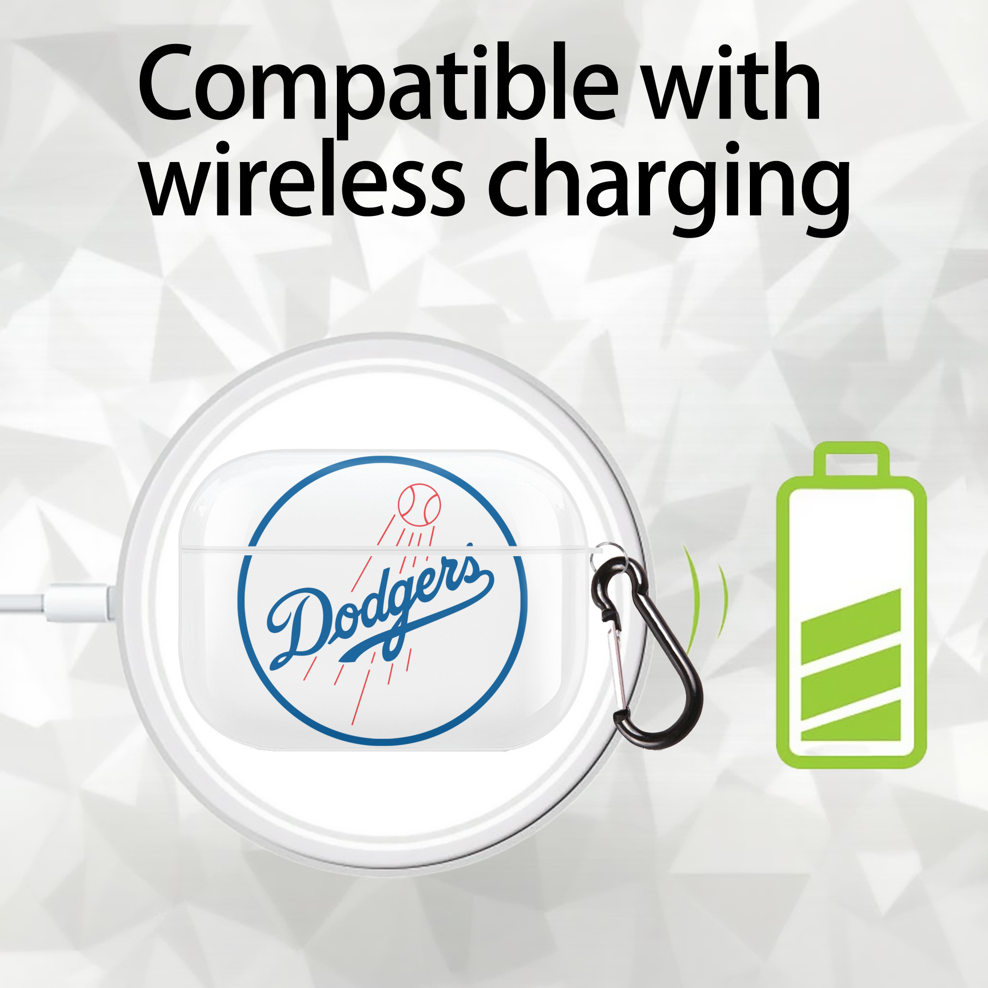  AirPods Pro Hard Case White With Keychain, Durable Flexible PC, Precise Cutouts, Anti-Fingerprint, Yellowing & Scratch Resistant, Full Protection, Washable