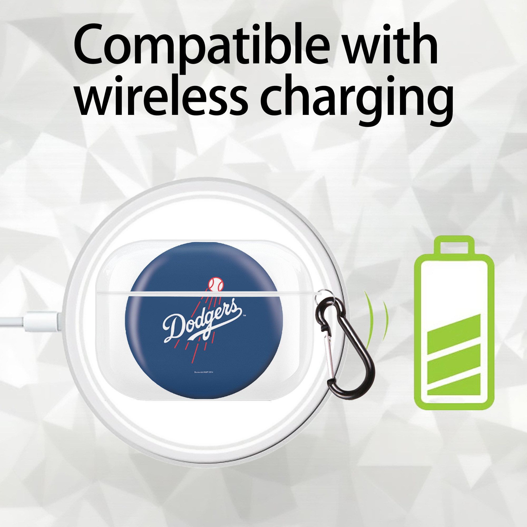  AirPods Pro Hard Case White With Keychain, Durable Flexible PC, Precise Cutouts, Anti-Fingerprint, Yellowing & Scratch Resistant, Full Protection, Washable