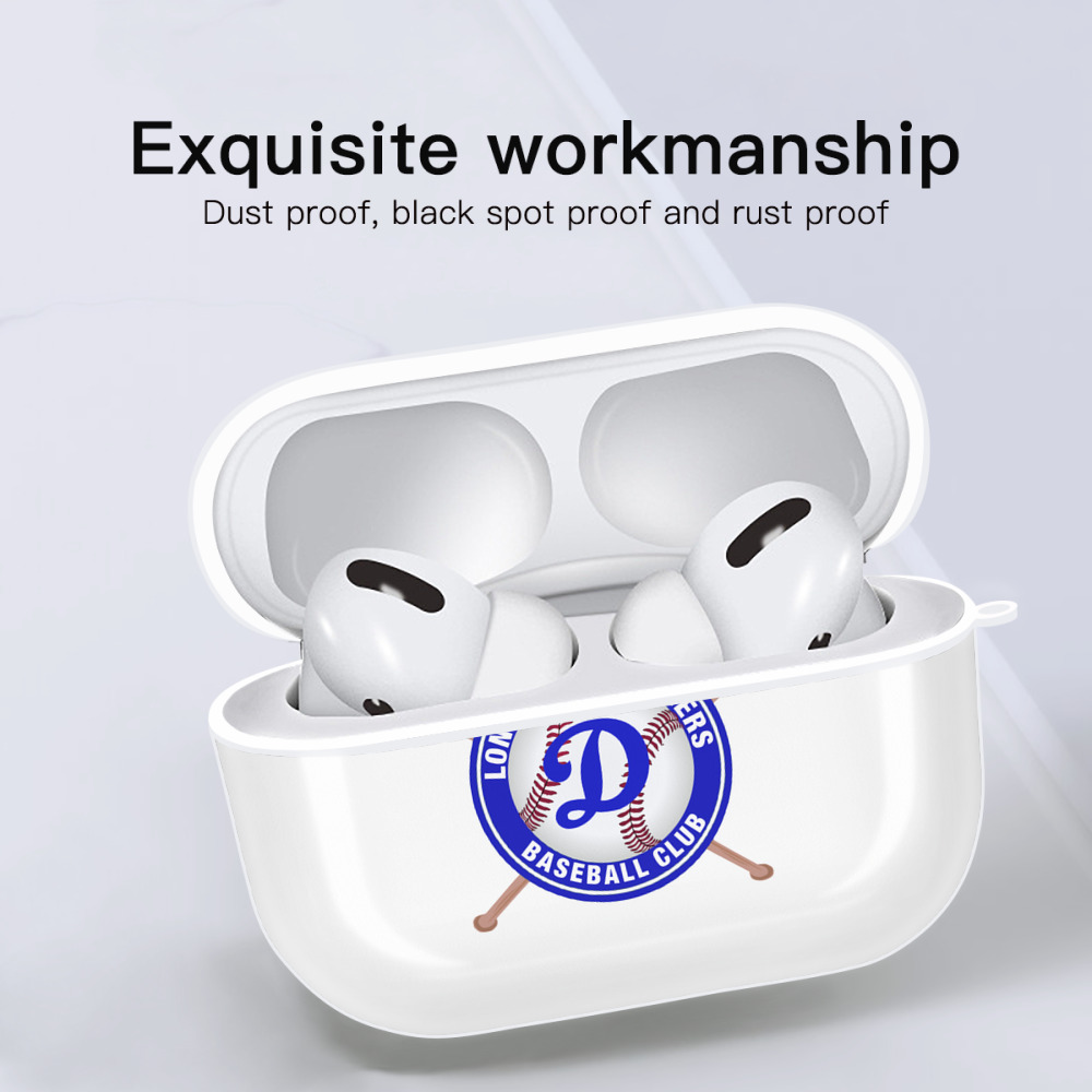  AirPods Pro Hard Case White With Keychain, Durable Flexible PC, Precise Cutouts, Anti-Fingerprint, Yellowing & Scratch Resistant, Full Protection, Washable