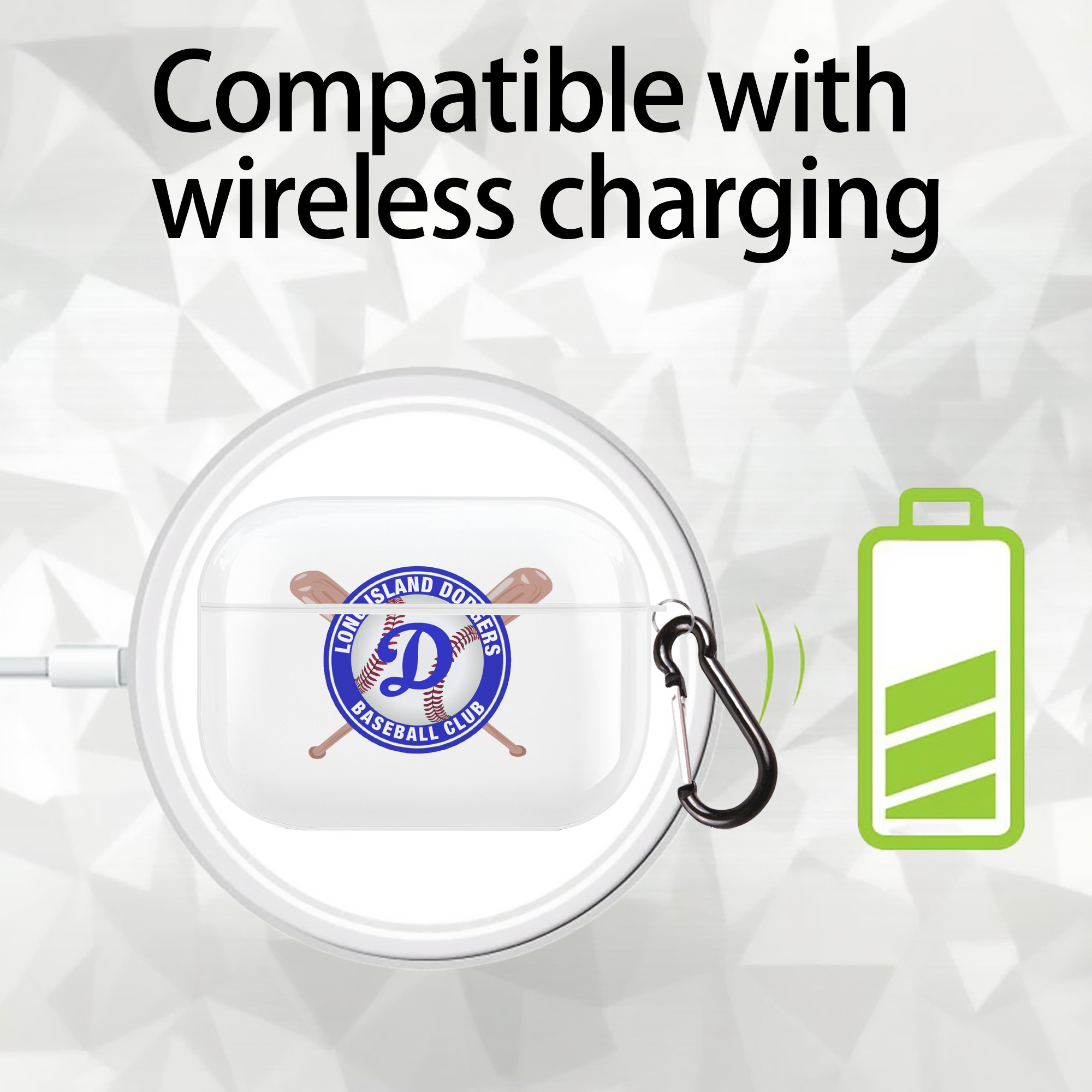  AirPods Pro Hard Case White With Keychain, Durable Flexible PC, Precise Cutouts, Anti-Fingerprint, Yellowing & Scratch Resistant, Full Protection, Washable