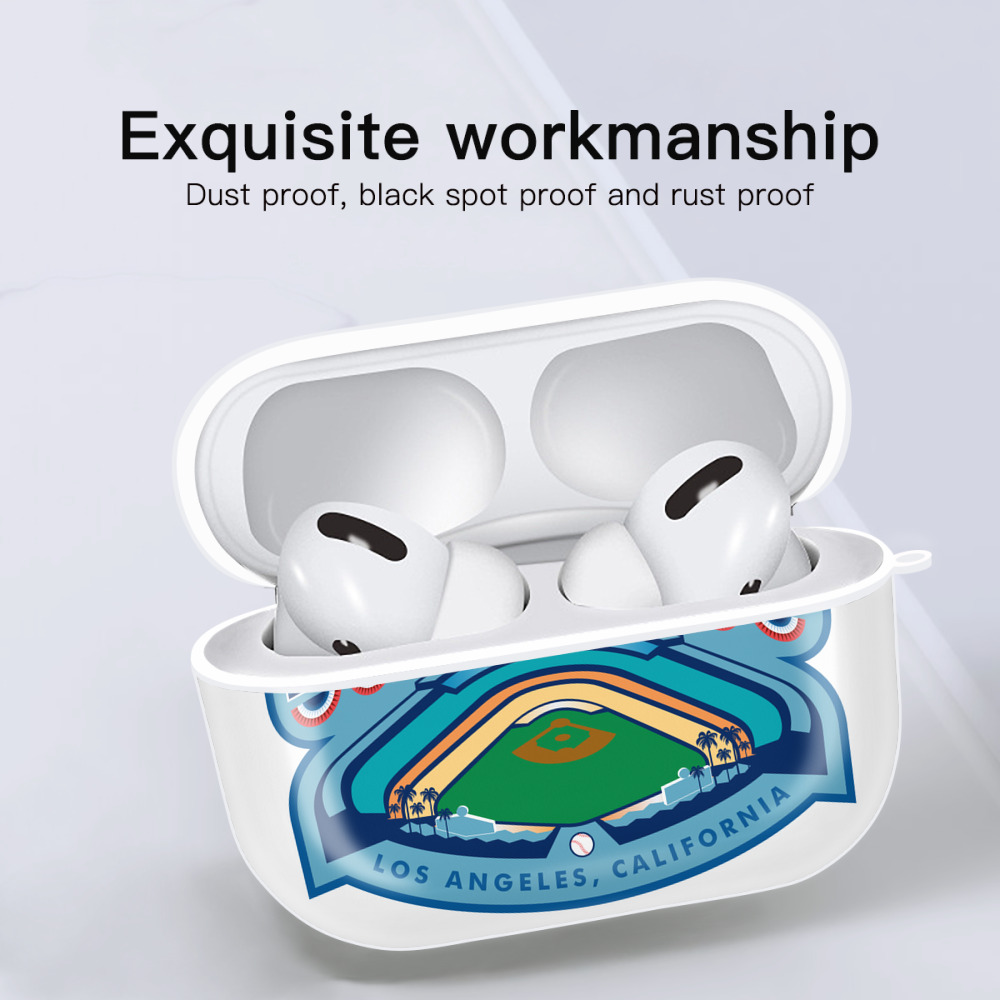  AirPods Pro Hard Case White With Keychain, Durable Flexible PC, Precise Cutouts, Anti-Fingerprint, Yellowing & Scratch Resistant, Full Protection, Washable