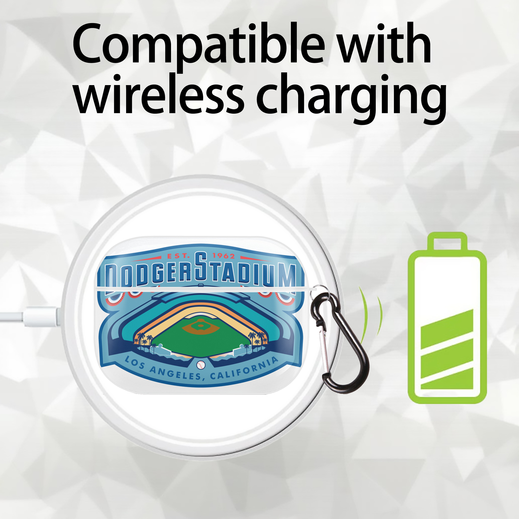  AirPods Pro Hard Case White With Keychain, Durable Flexible PC, Precise Cutouts, Anti-Fingerprint, Yellowing & Scratch Resistant, Full Protection, Washable