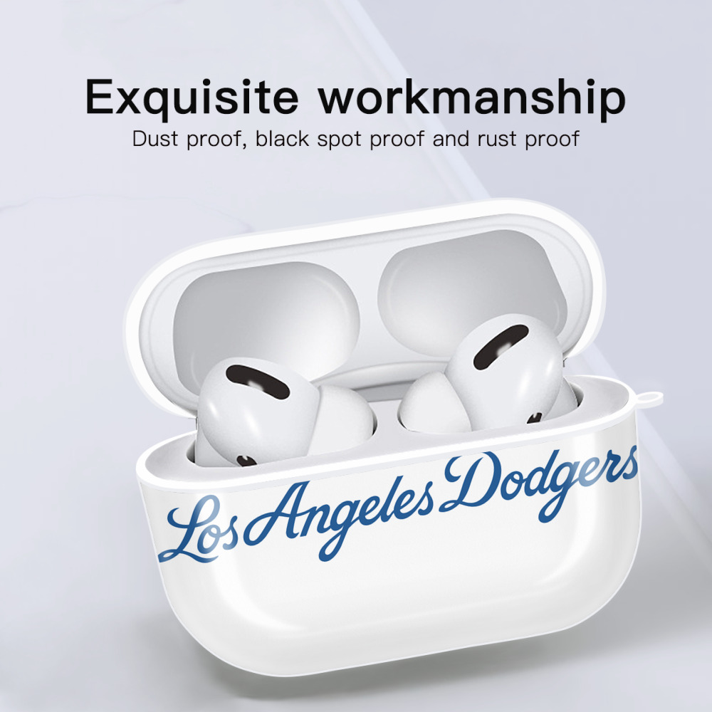  AirPods Pro Hard Case White With Keychain, Durable Flexible PC, Precise Cutouts, Anti-Fingerprint, Yellowing & Scratch Resistant, Full Protection, Washable