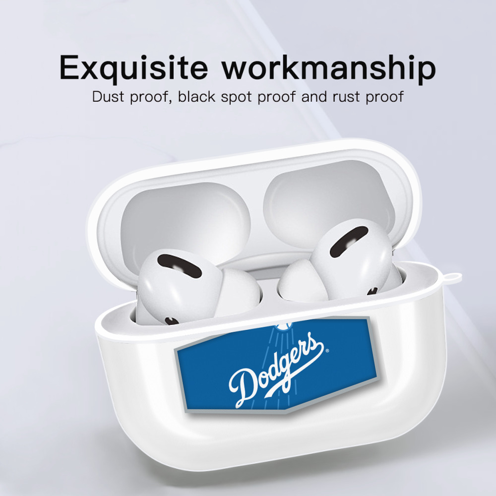  AirPods Pro Hard Case White With Keychain, Durable Flexible PC, Precise Cutouts, Anti-Fingerprint, Yellowing & Scratch Resistant, Full Protection, Washable