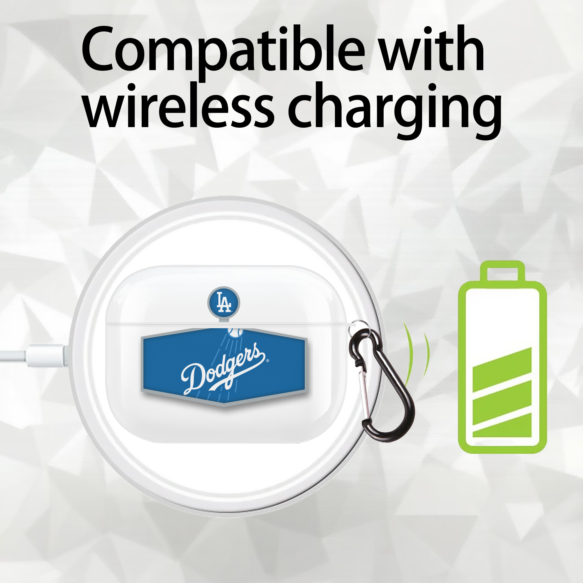  AirPods Pro Hard Case White With Keychain, Durable Flexible PC, Precise Cutouts, Anti-Fingerprint, Yellowing & Scratch Resistant, Full Protection, Washable