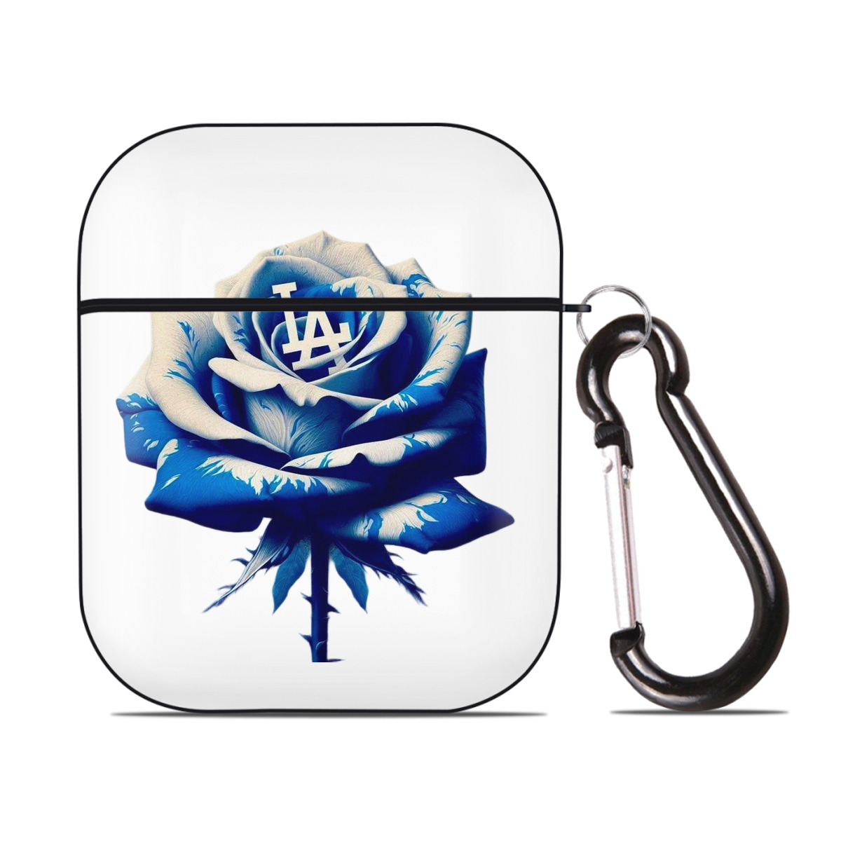  AirPods 2 Case Hard Shell Black, Flexible PC Material, Precise Cutouts, Full Protection, Anti-Fingerprint, Washable, Includes Keychain – Durable & Slim Design