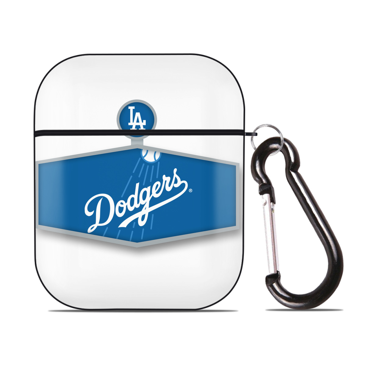  AirPods 2 Case Hard Shell Black, Flexible PC Material, Precise Cutouts, Full Protection, Anti-Fingerprint, Washable, Includes Keychain – Durable & Slim Design