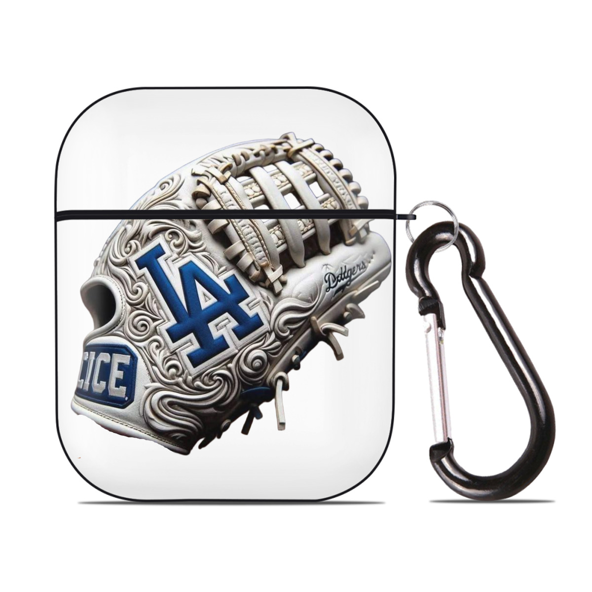  AirPods 2 Case Hard Shell Black, Flexible PC Material, Precise Cutouts, Full Protection, Anti-Fingerprint, Washable, Includes Keychain – Durable & Slim Design