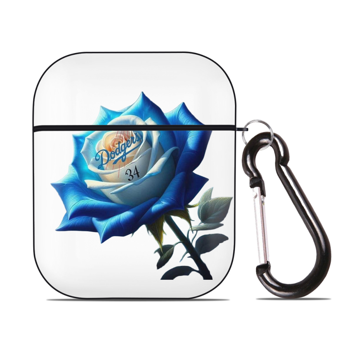  AirPods 2 Case Hard Shell Black, Flexible PC Material, Precise Cutouts, Full Protection, Anti-Fingerprint, Washable, Includes Keychain – Durable & Slim Design